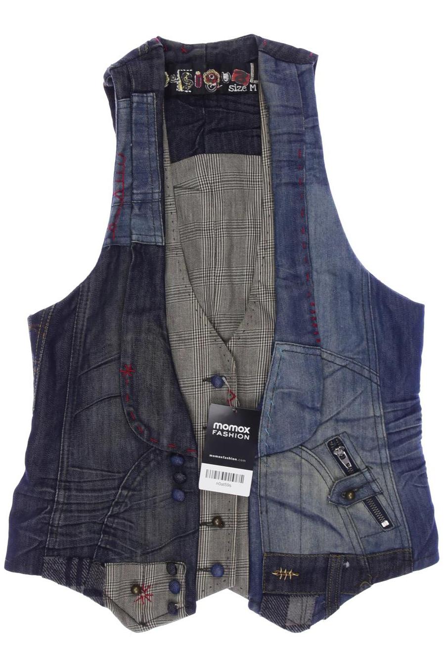 

Desigual Damen Weste, marineblau, Gr. 38