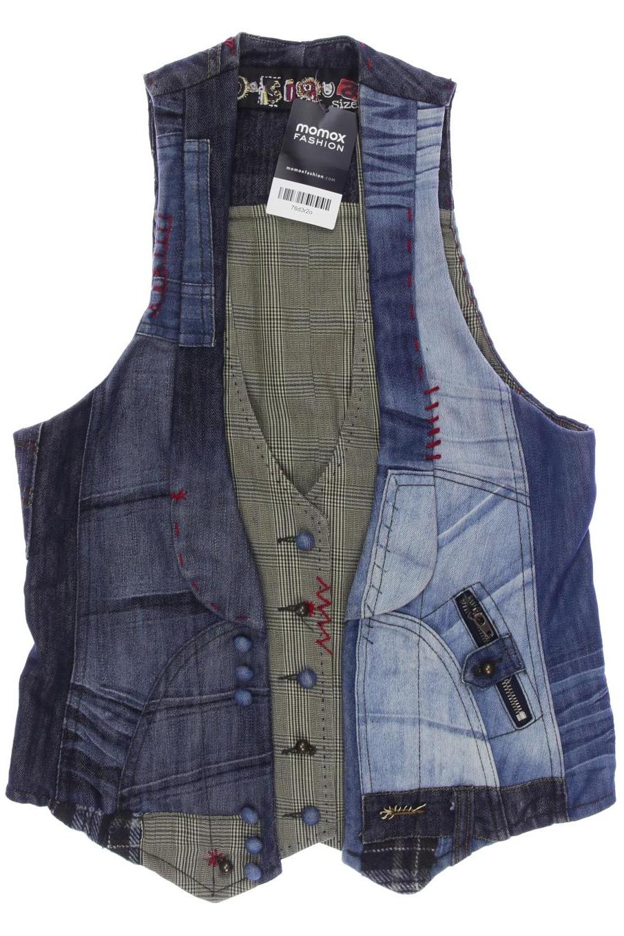 

Desigual Damen Weste, blau, Gr. 42