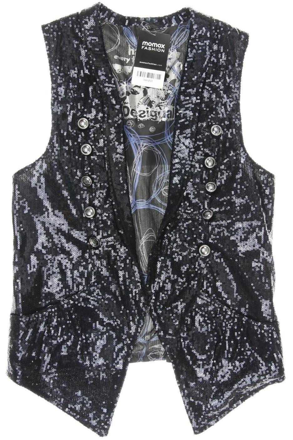 

Desigual Damen Weste, marineblau, Gr. 38