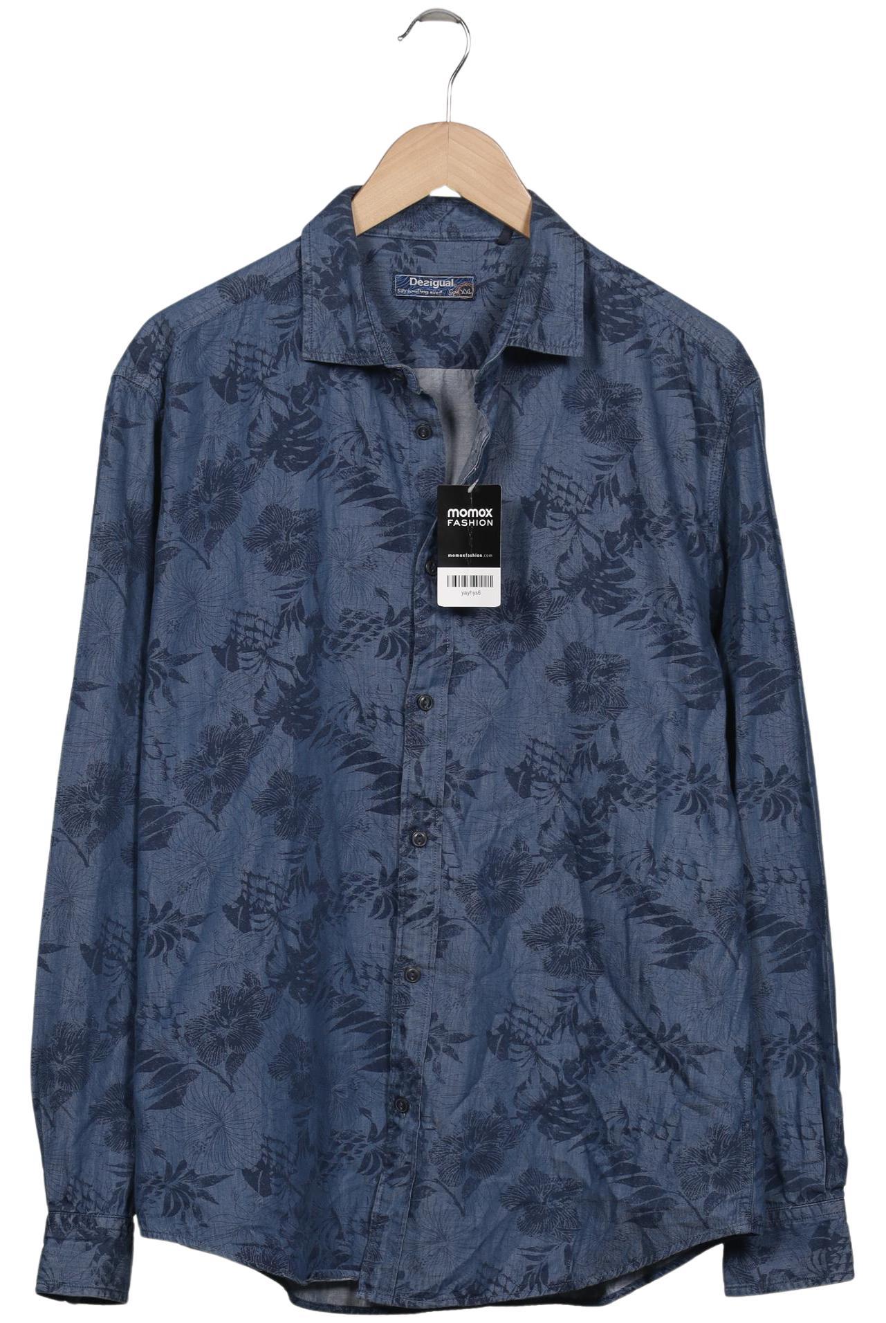 

Desigual Herren Hemd, blau, Gr. 56