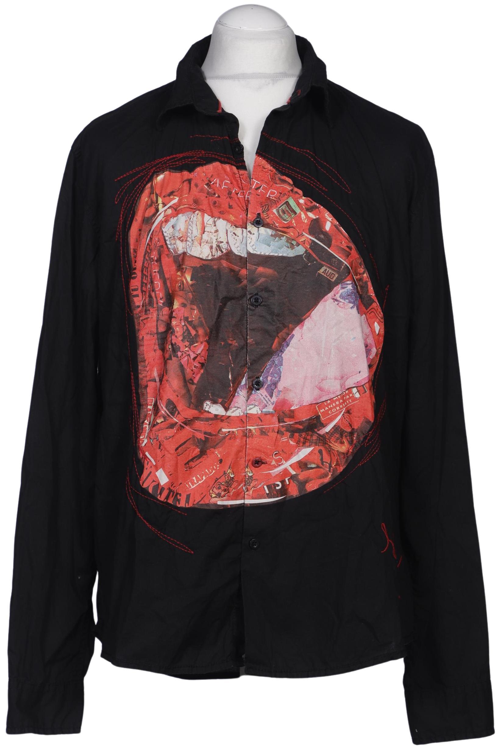 

Desigual Herren Hemd, schwarz, Gr. 54