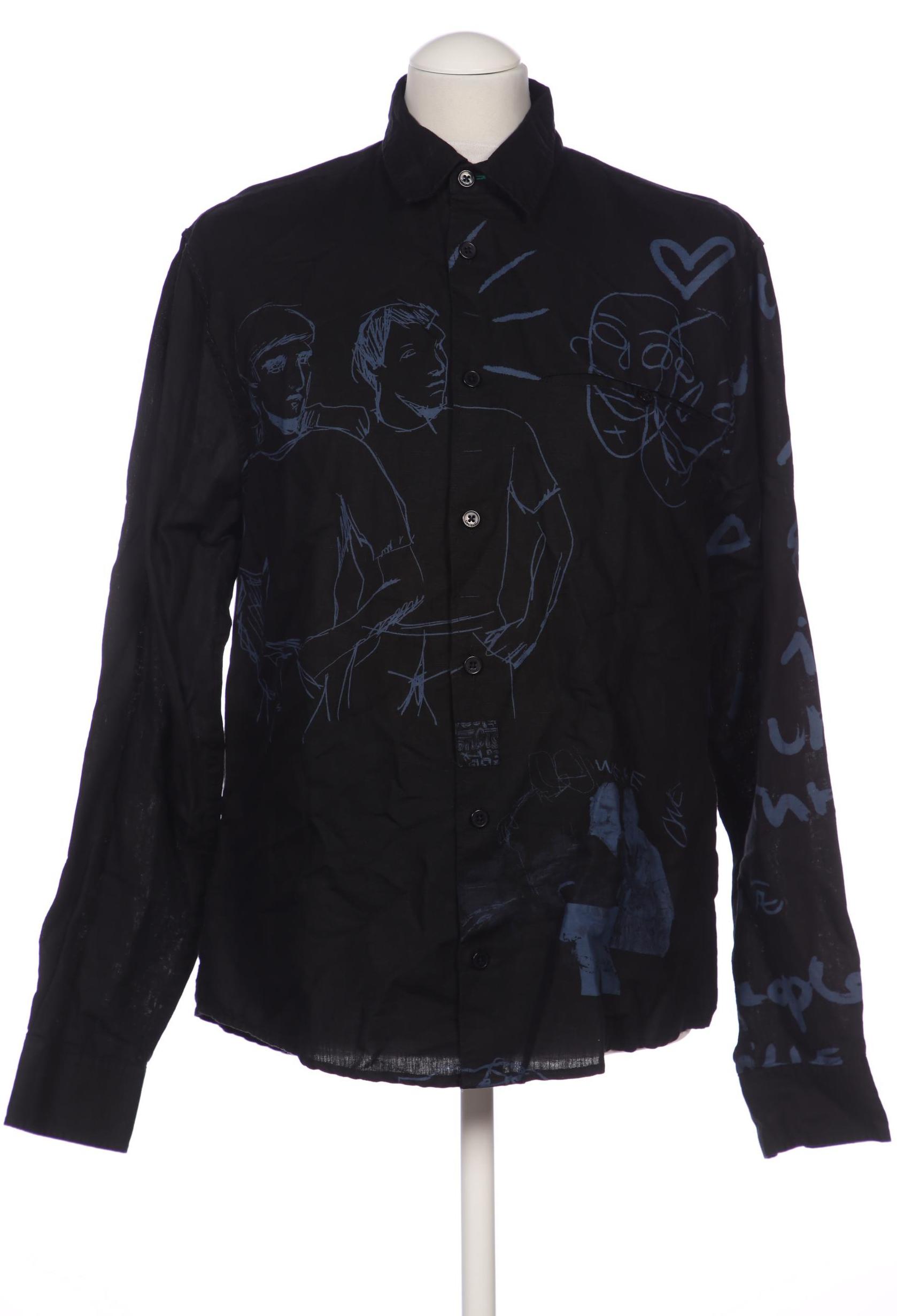 

Desigual Herren Hemd, schwarz, Gr. 46