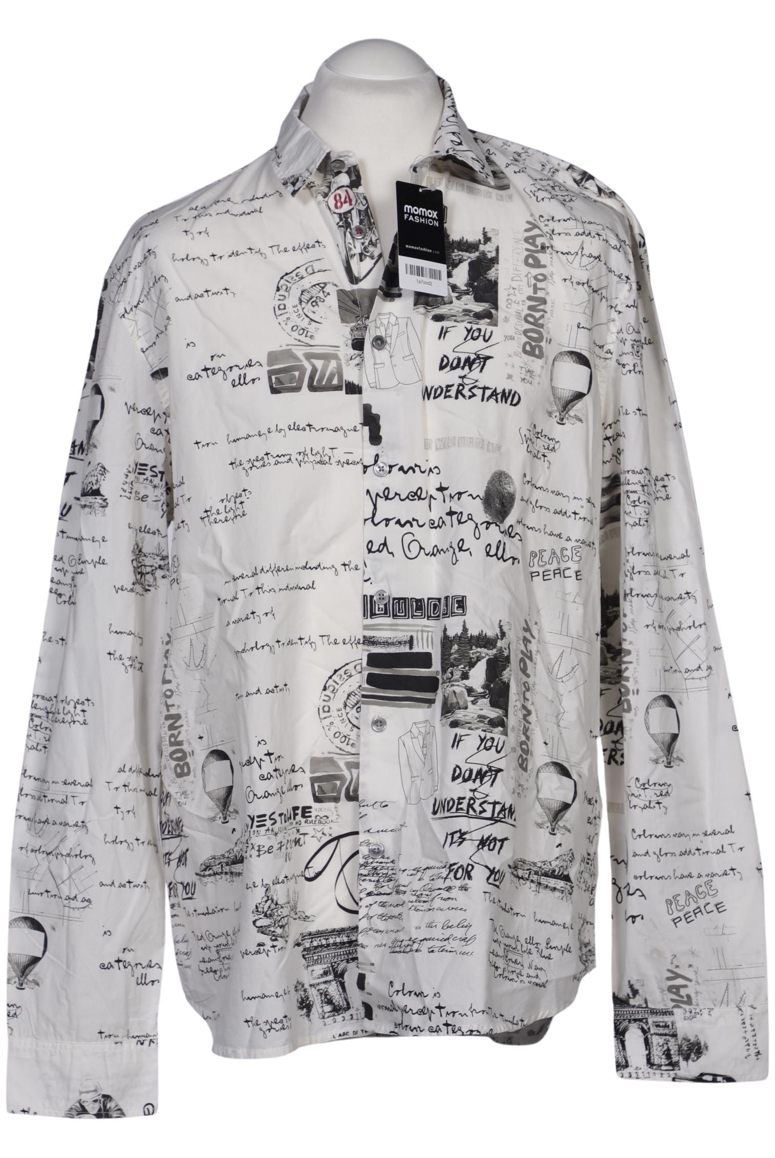 

Desigual Herren Hemd, cremeweiß, Gr. 56