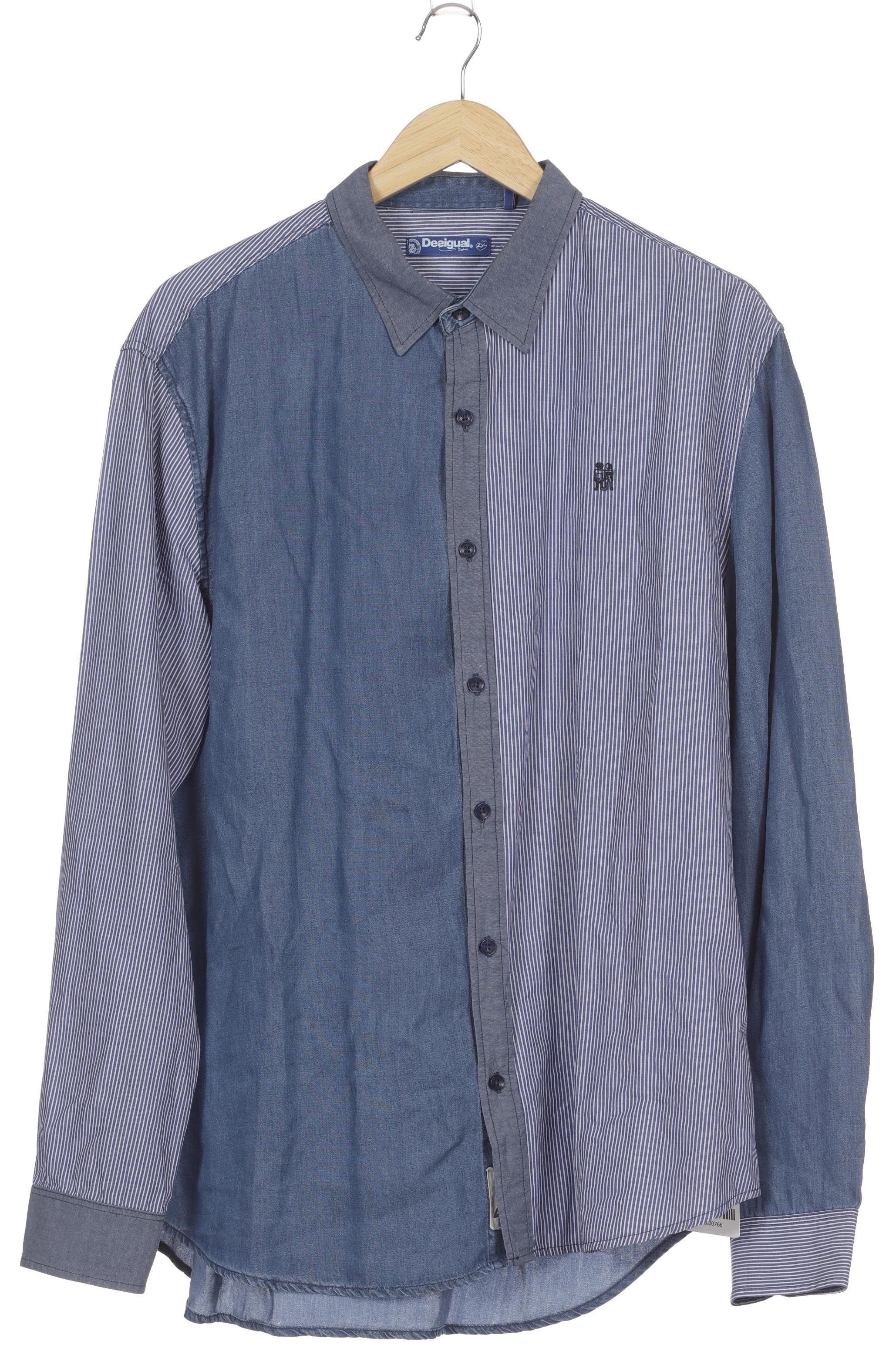 

Desigual Herren Hemd, blau, Gr.