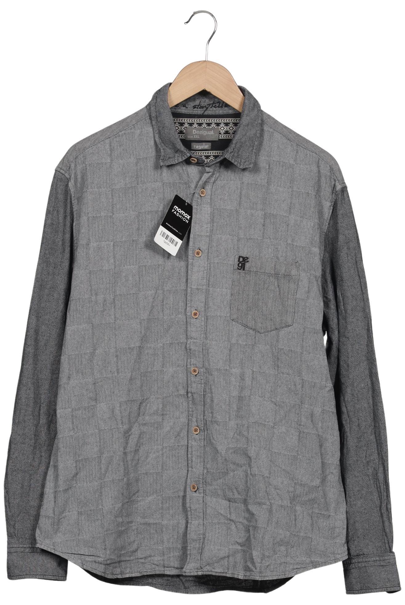 

Desigual Herren Hemd, grau, Gr. 56