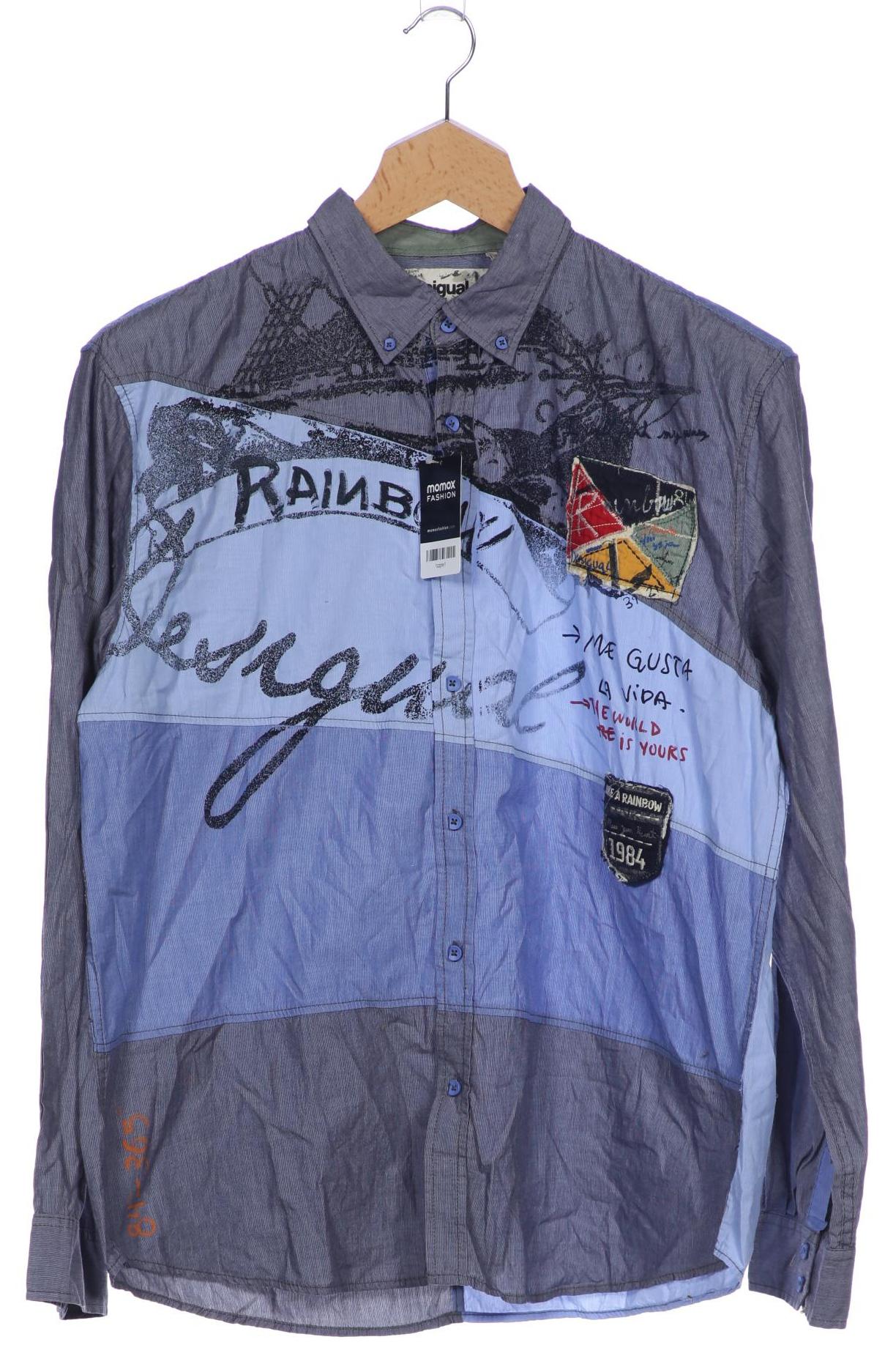 

Desigual Herren Hemd, blau, Gr. 58