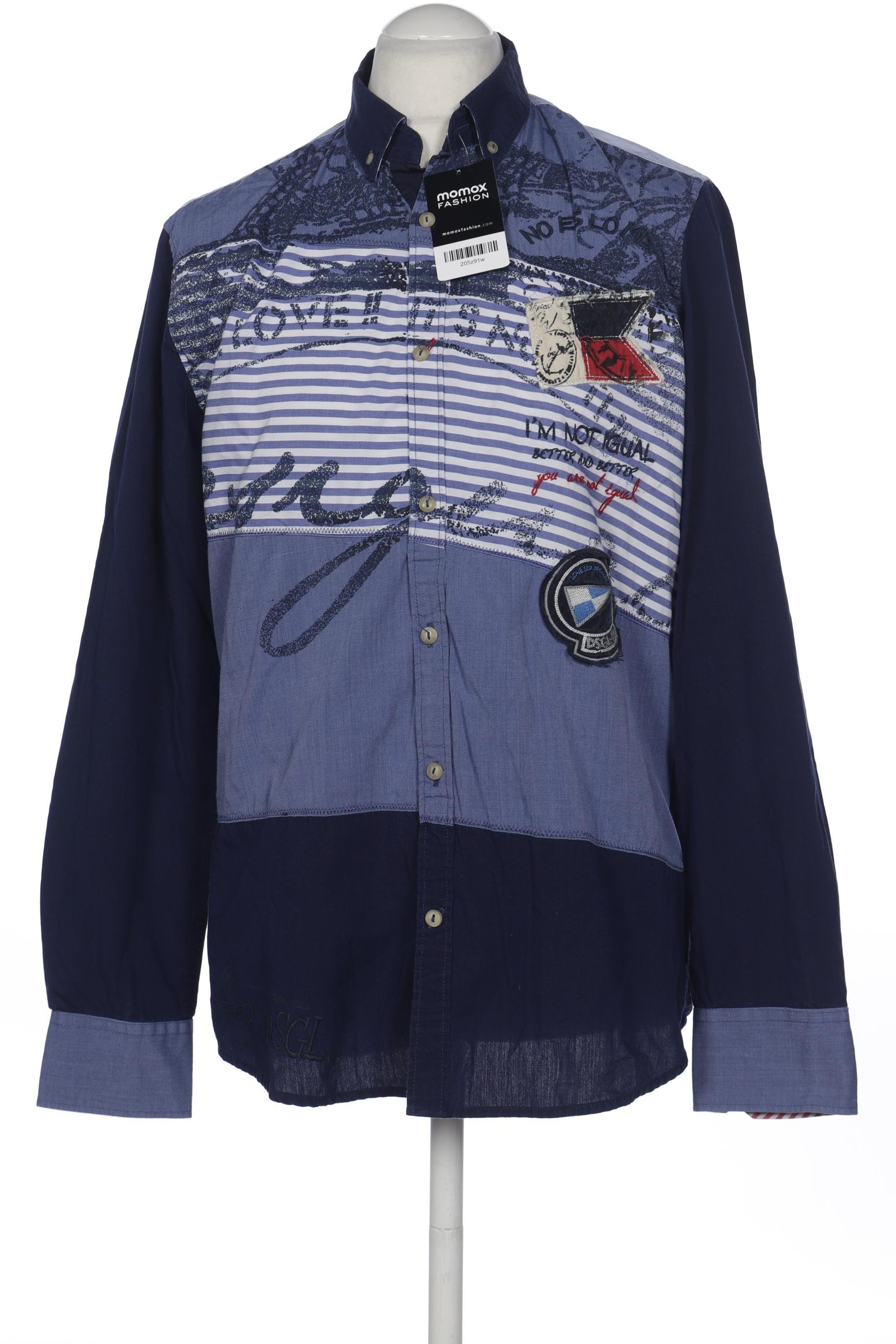 

Desigual Herren Hemd, marineblau, Gr. 52