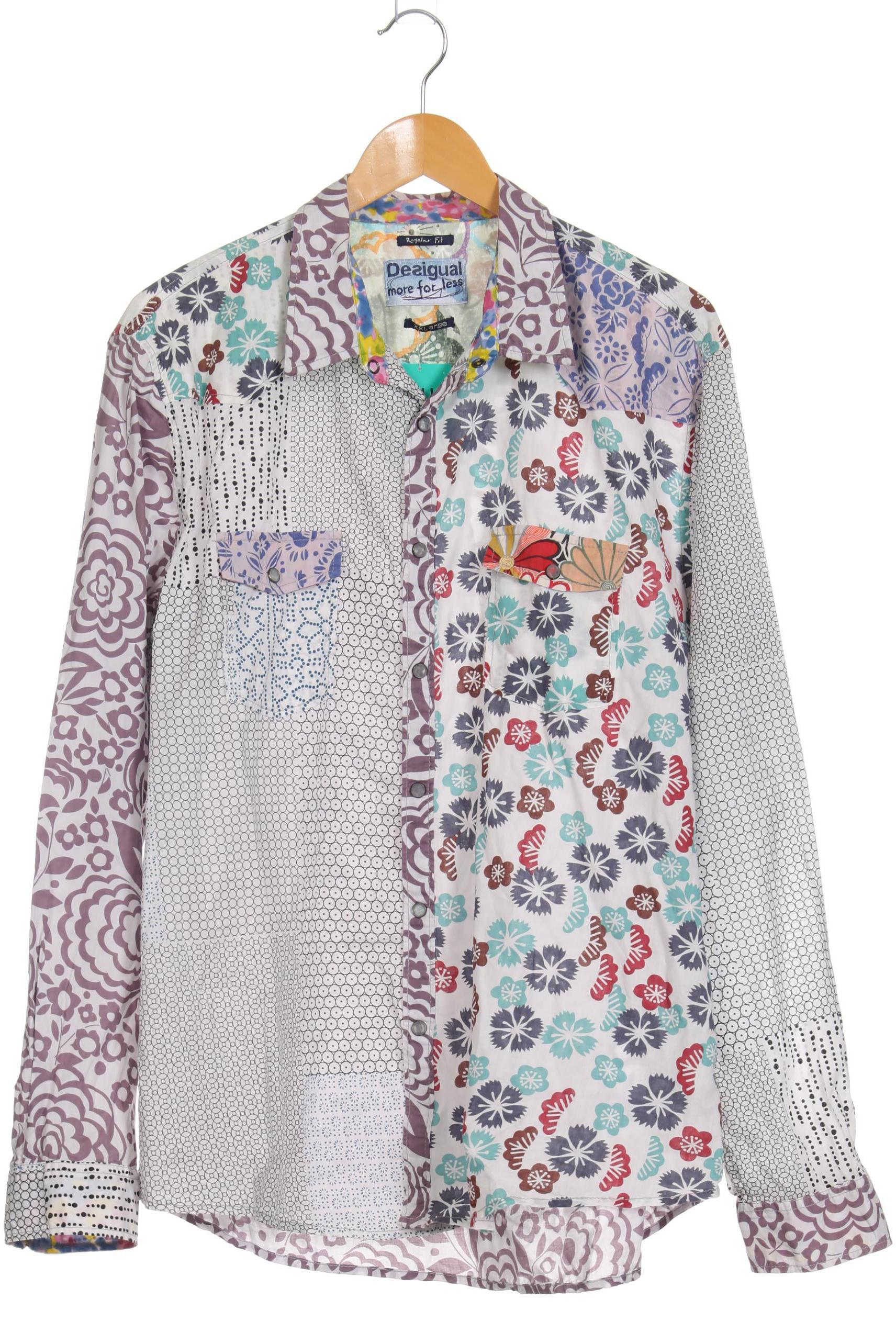 

Desigual Herren Hemd, blau, Gr.