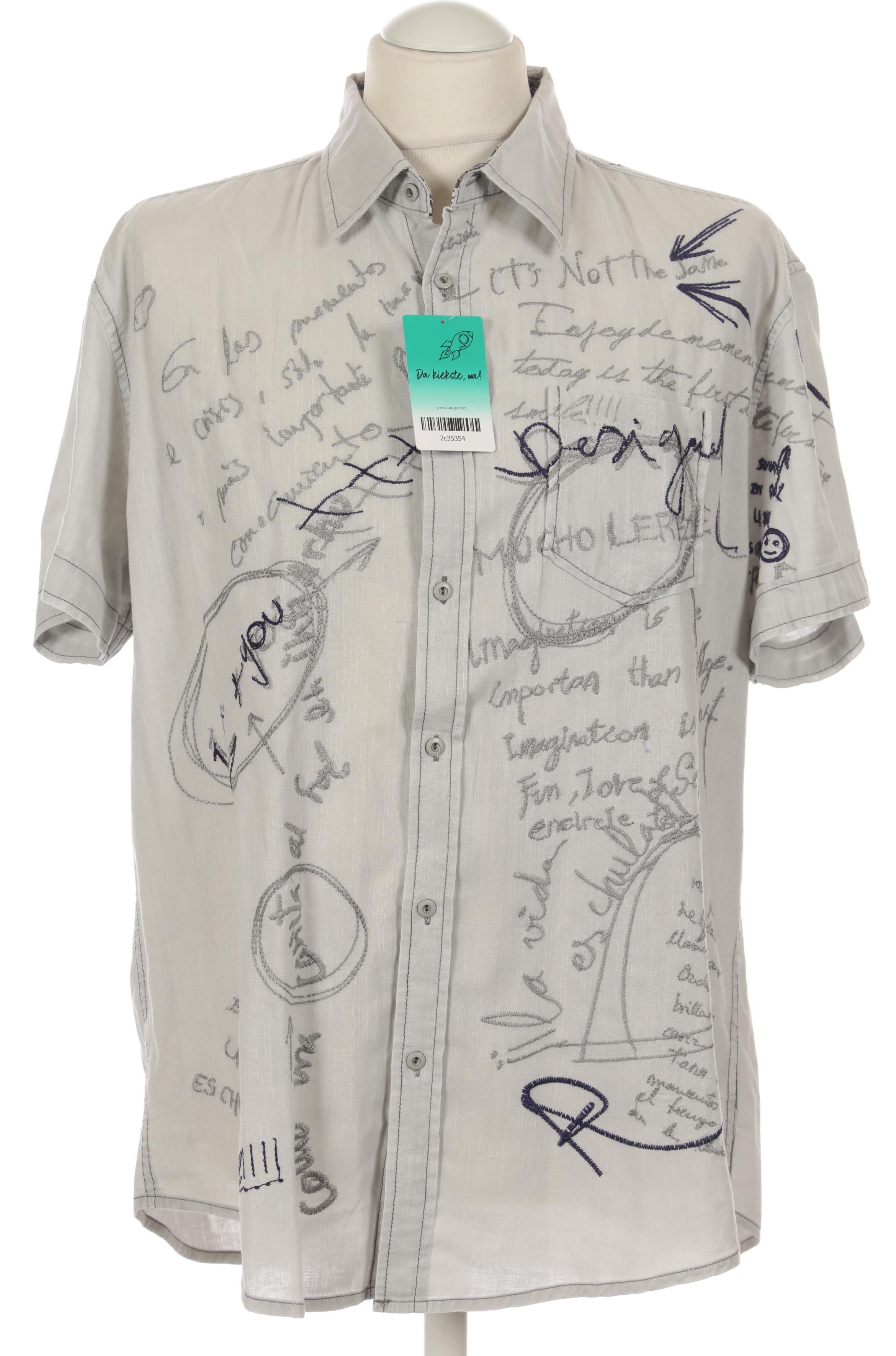 

Desigual Herren Hemd, grau, Gr.