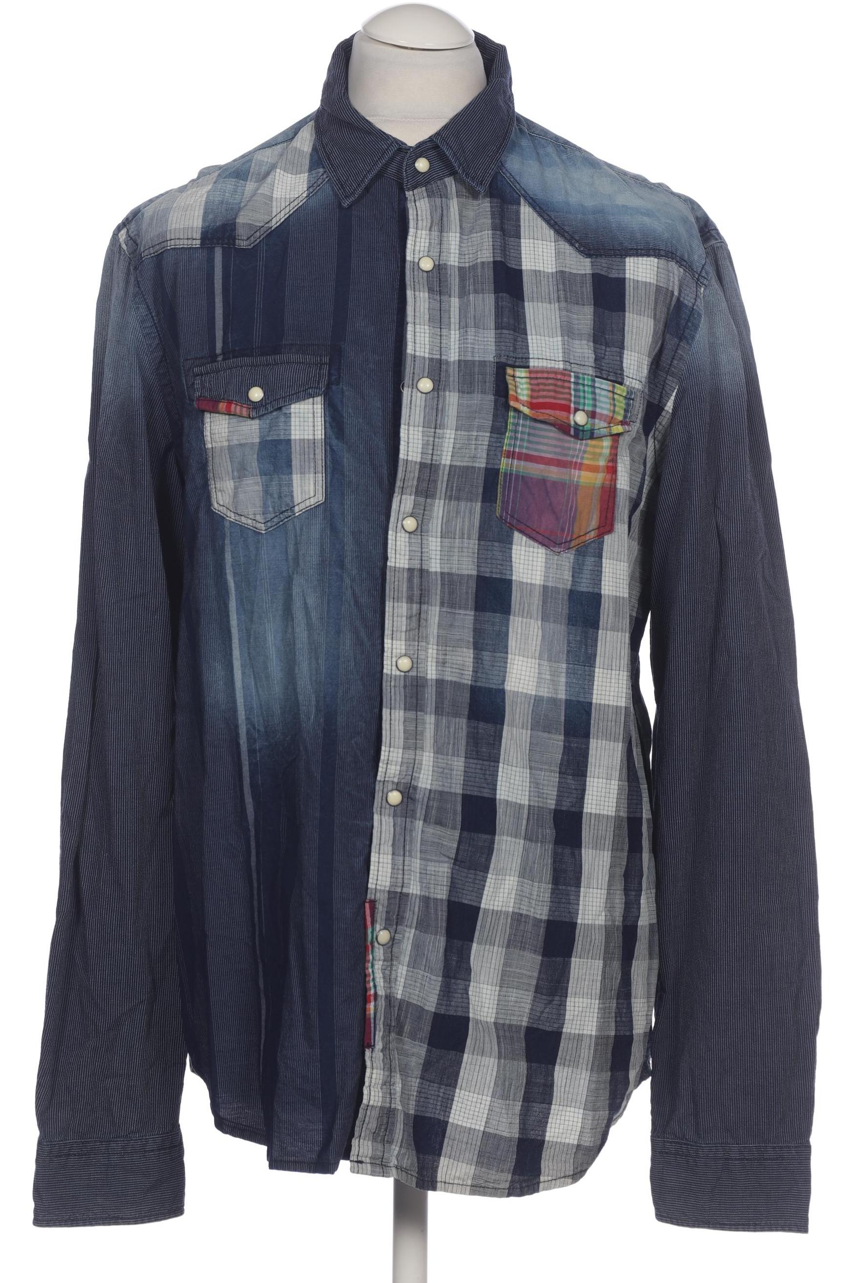 

Desigual Herren Hemd, marineblau, Gr. 54