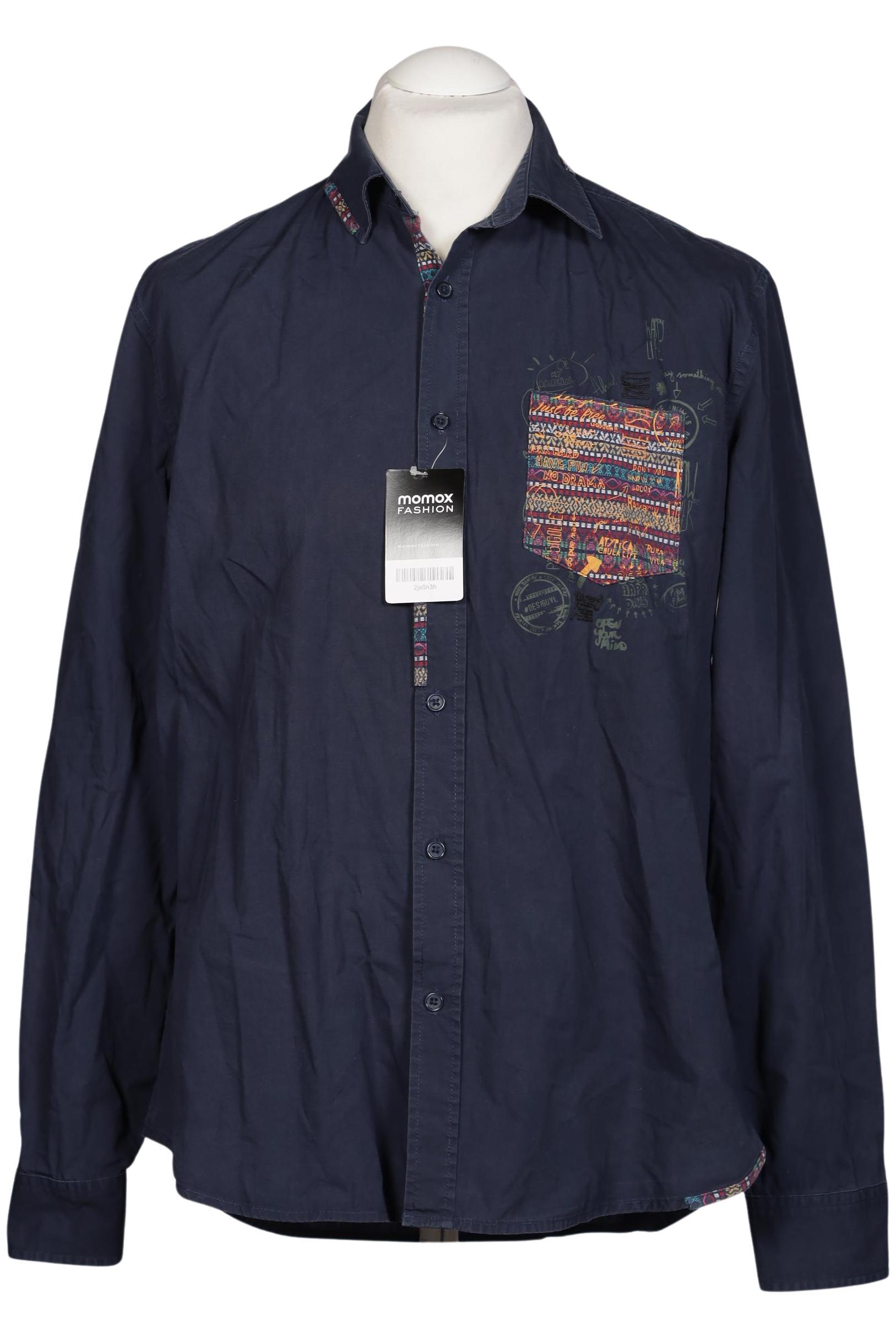 

Desigual Herren Hemd, marineblau, Gr. 54