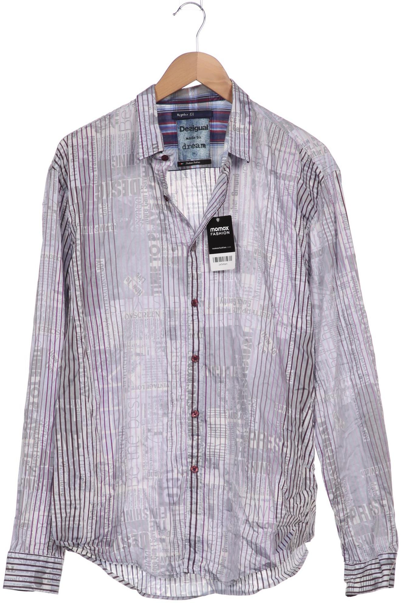 

Desigual Herren Hemd, grau, Gr. 56