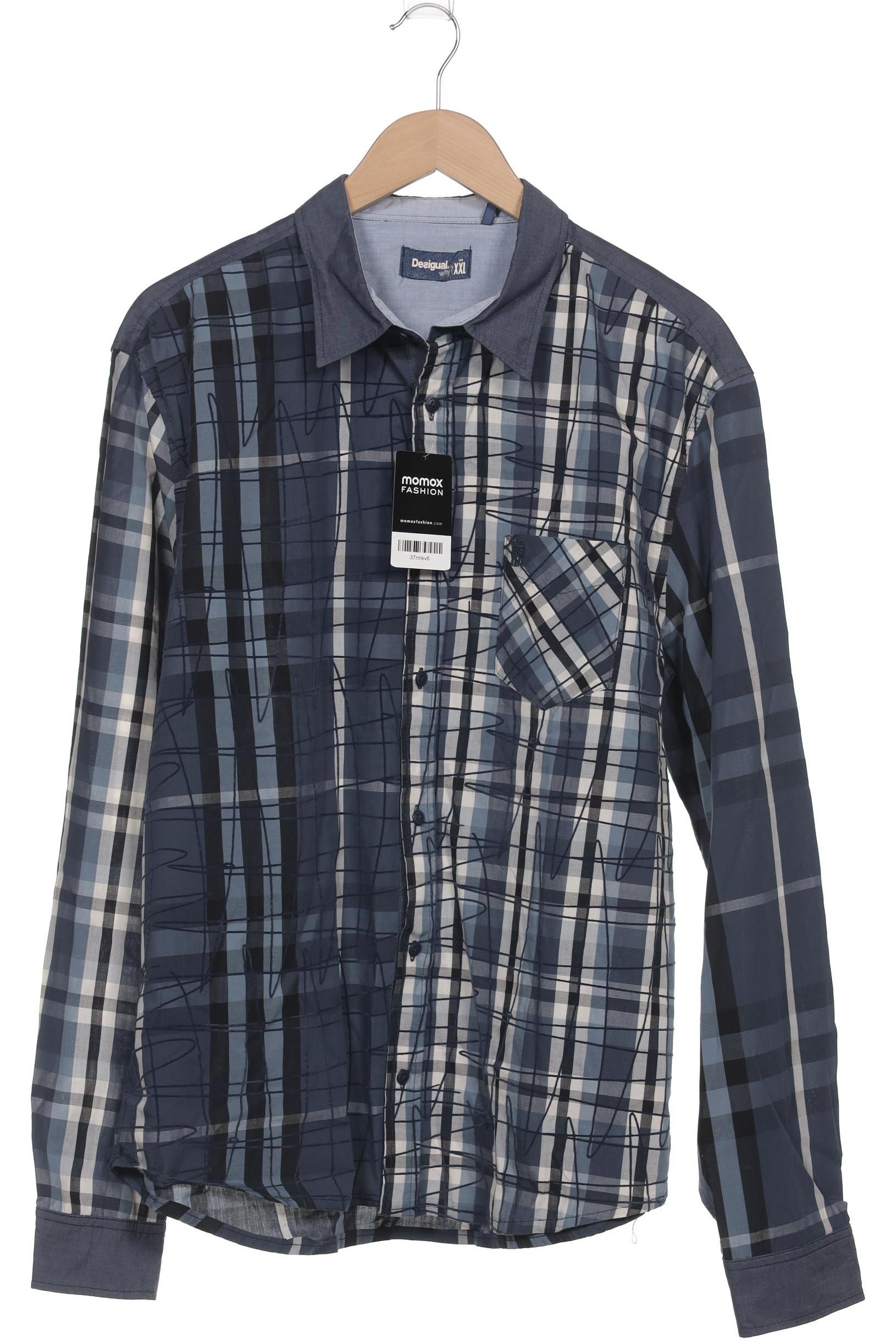 

Desigual Herren Hemd, blau, Gr. 56