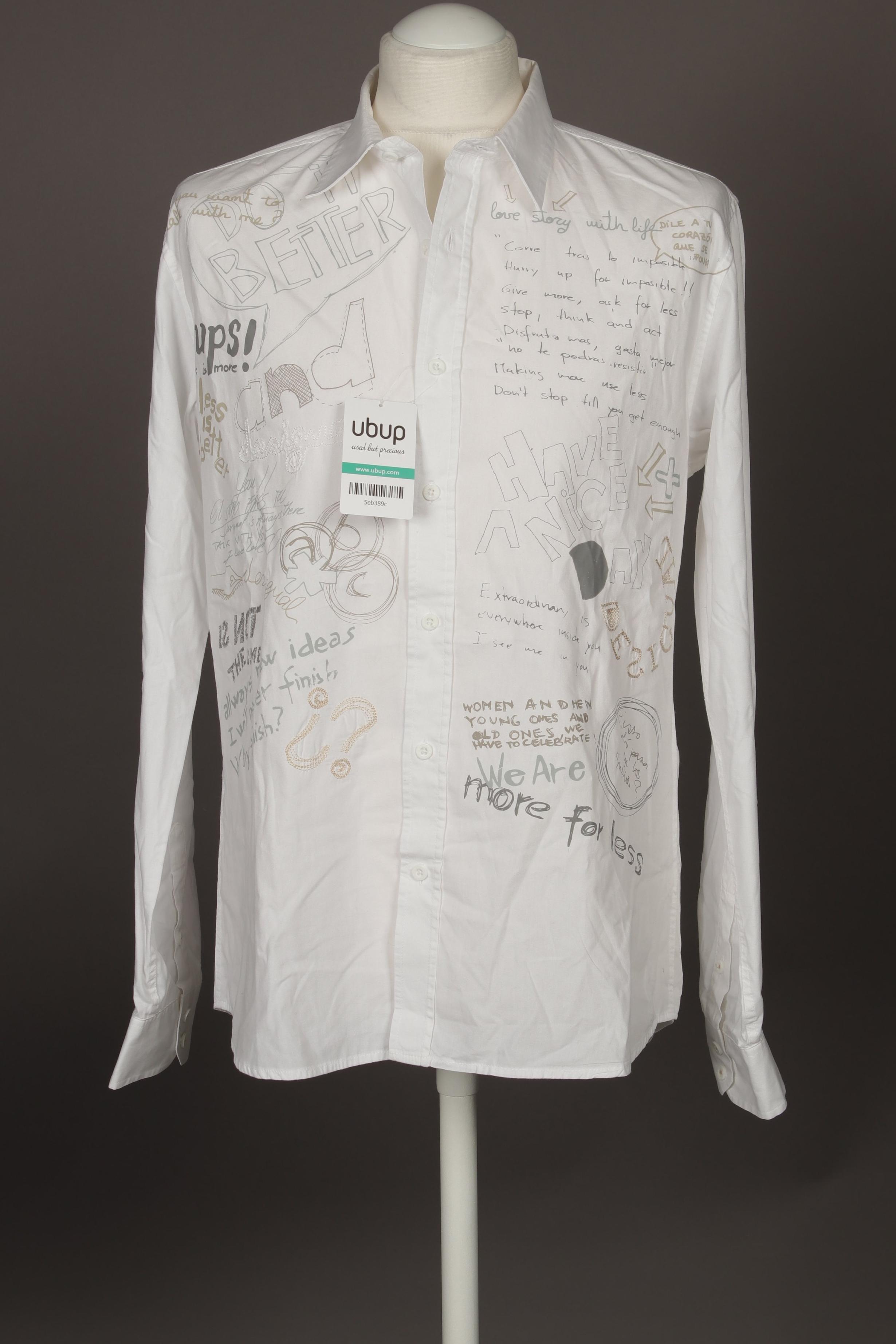 

Desigual Herren Hemd, weiß, Gr.