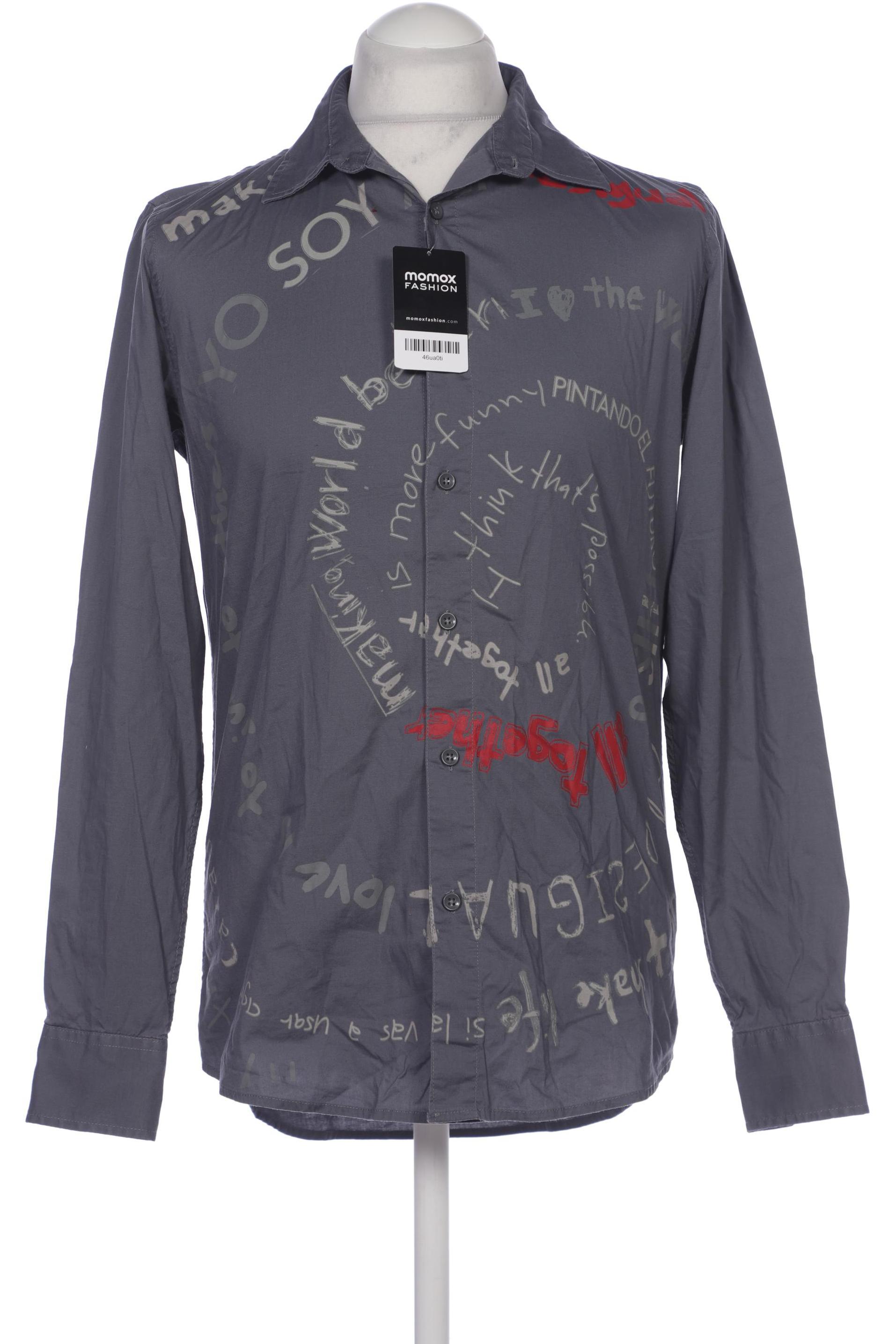 

Desigual Herren Hemd, grau, Gr. 48