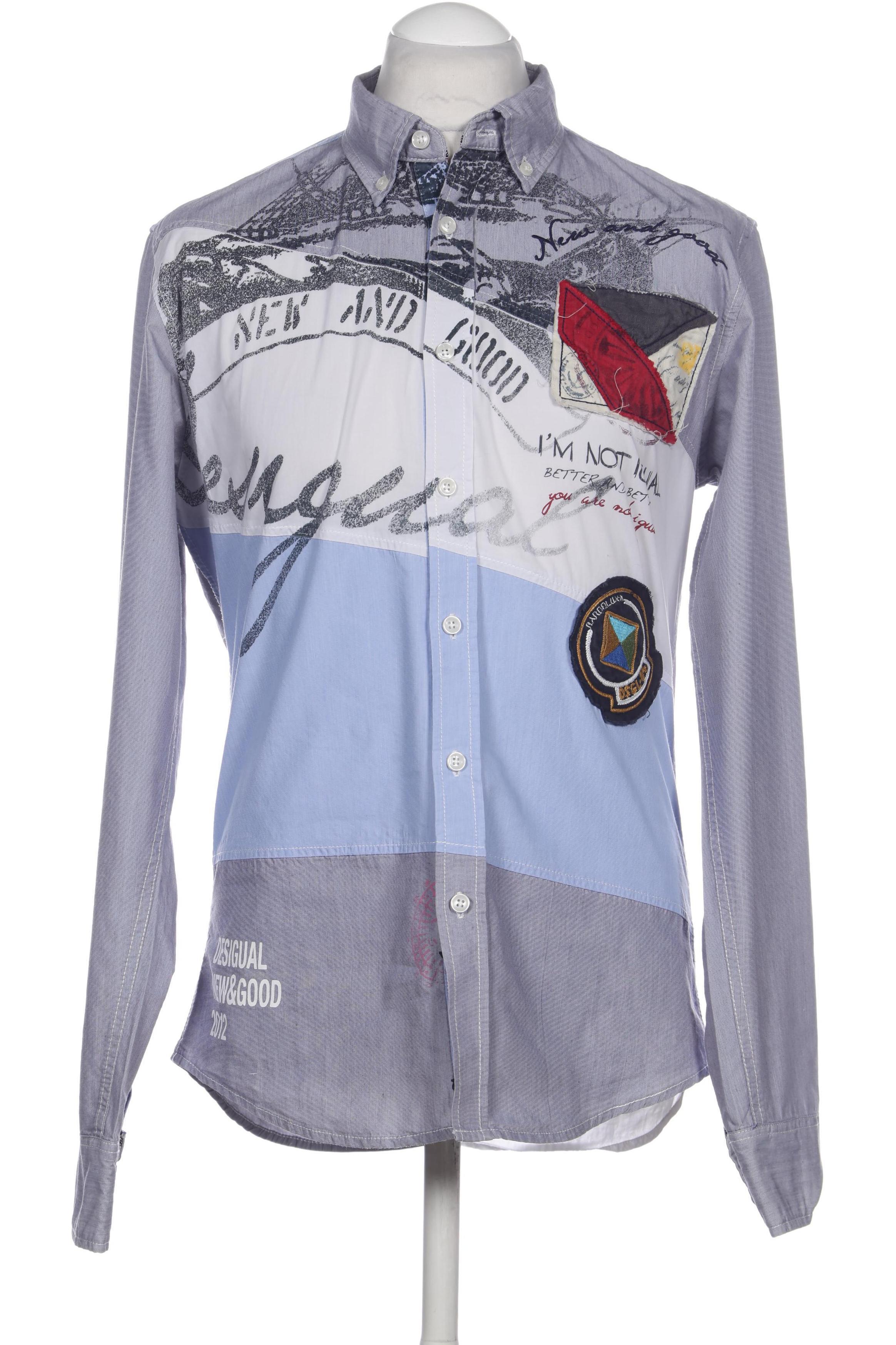

Desigual Herren Hemd, grau, Gr. 52
