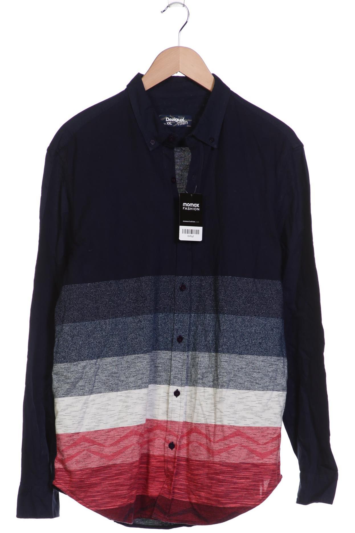 

Desigual Herren Hemd, marineblau, Gr. 56