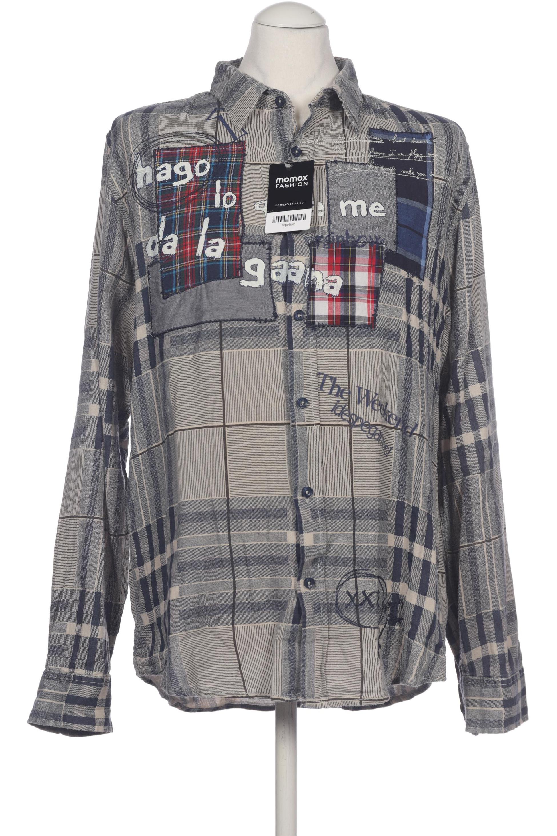 

Desigual Herren Hemd, grau, Gr. 52