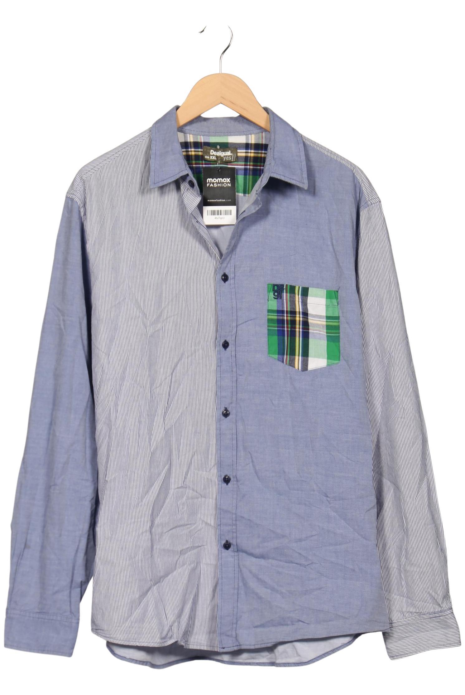 

Desigual Herren Hemd, hellblau, Gr. 56