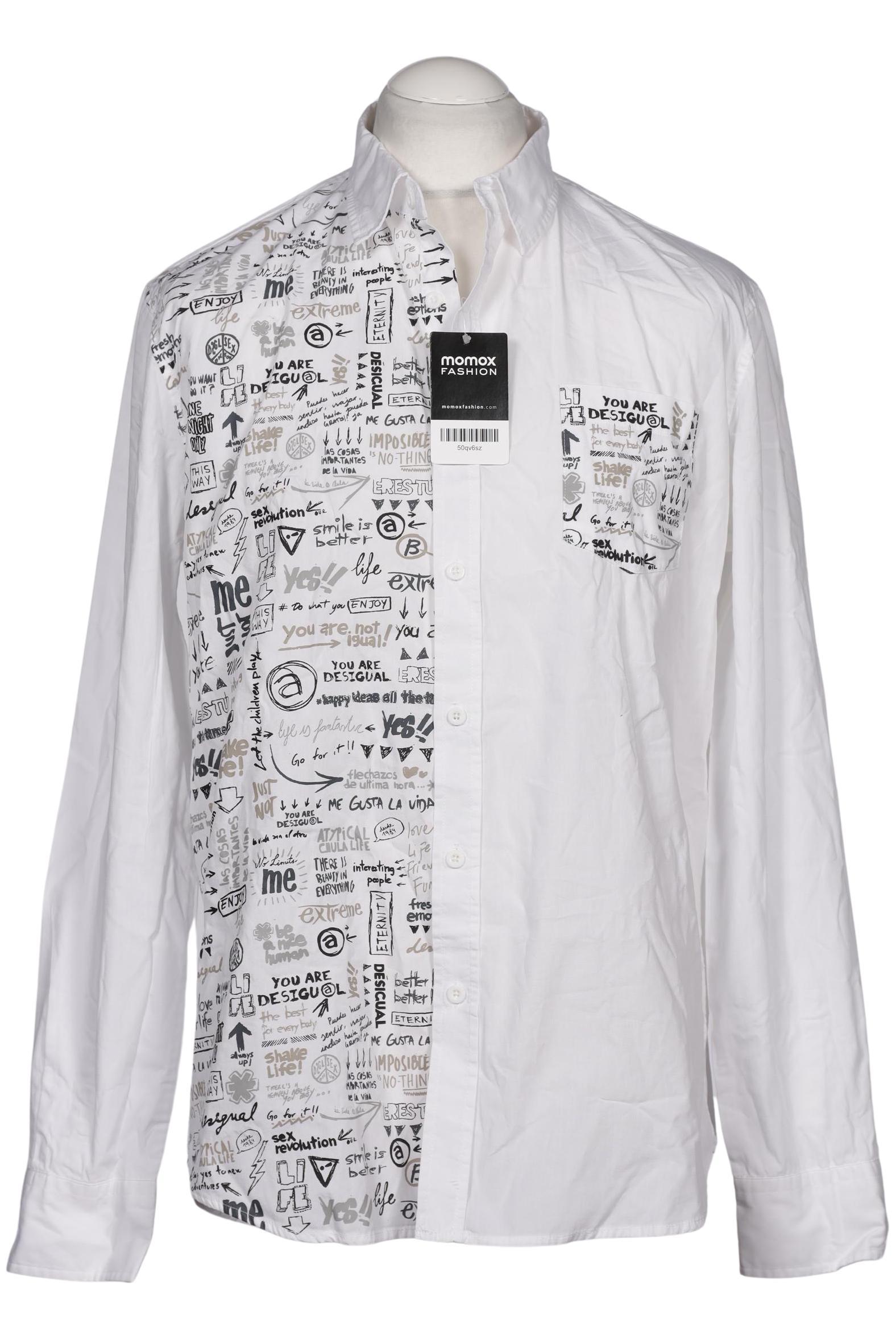 

Desigual Herren Hemd, weiß, Gr. 52