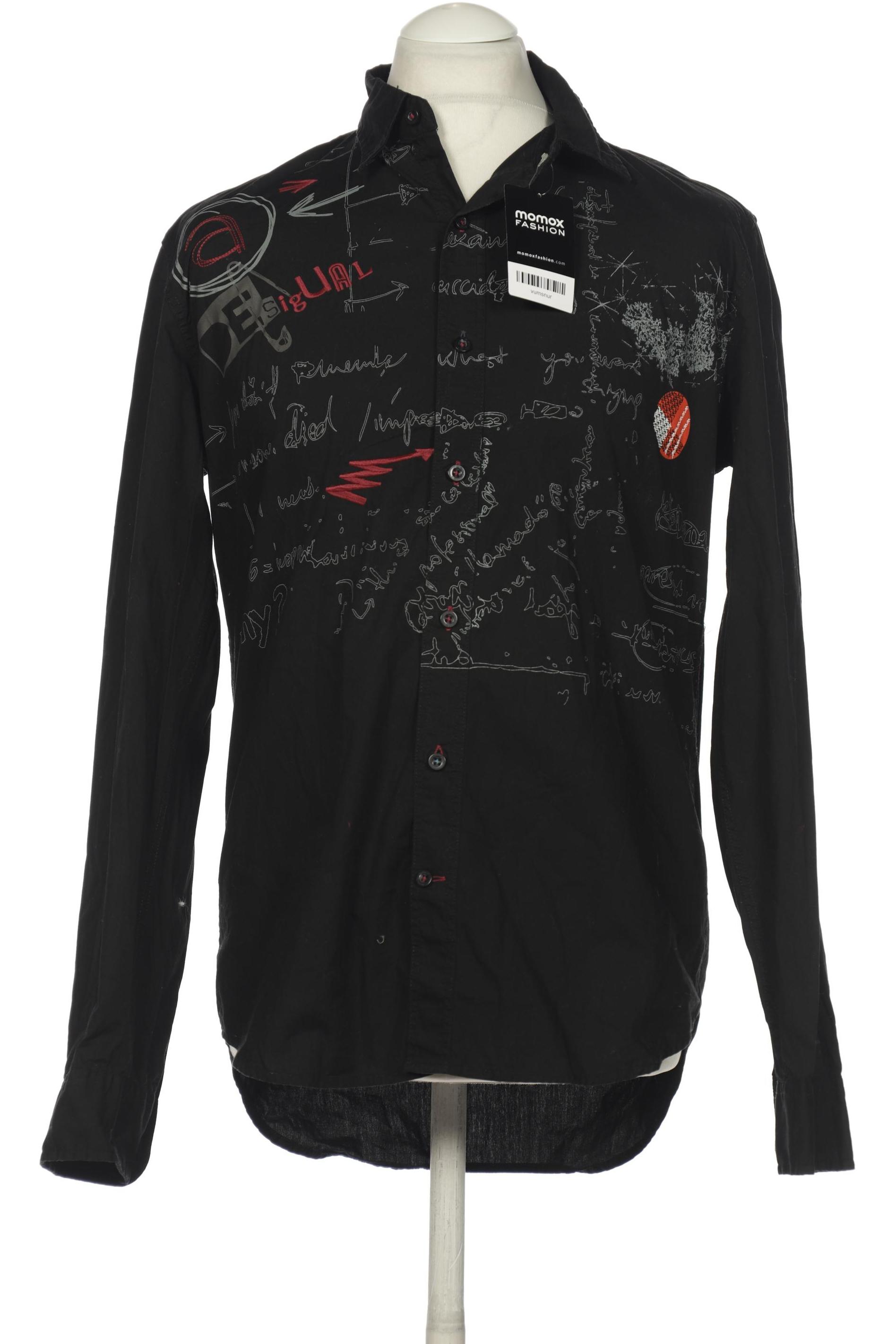 

Desigual Herren Hemd, schwarz, Gr. 52
