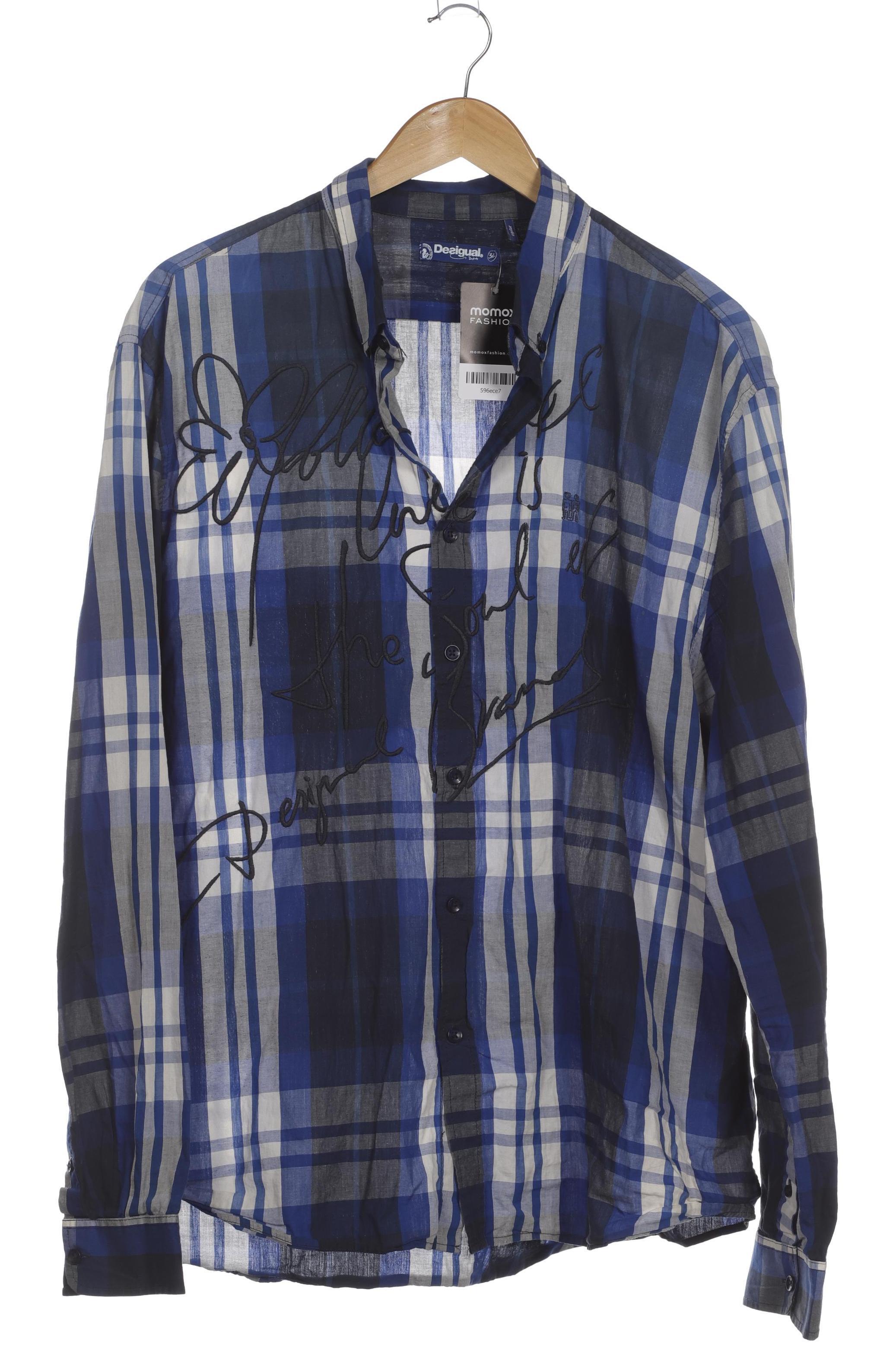 

Desigual Herren Hemd, blau, Gr.