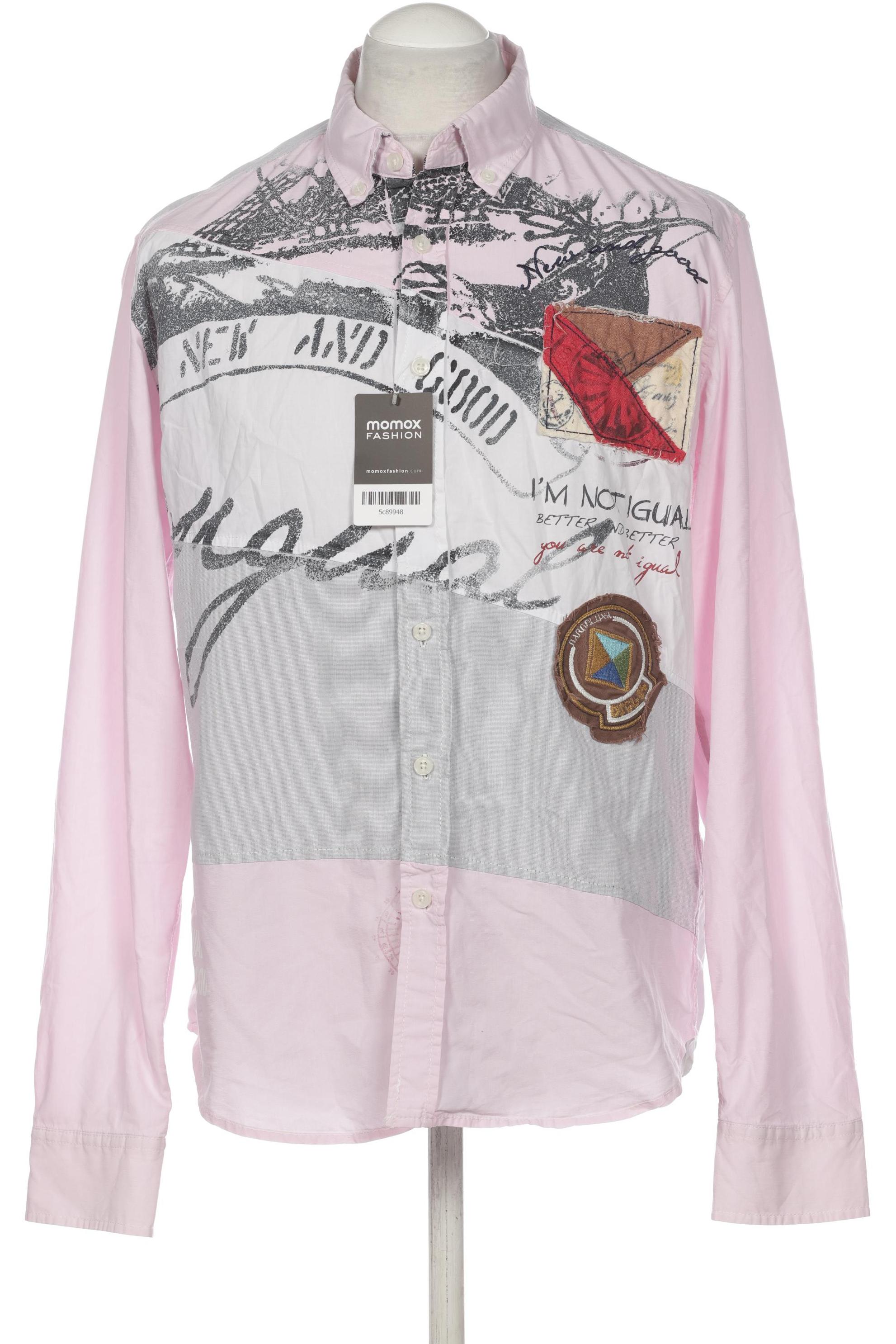 

Desigual Herren Hemd, pink, Gr. 54