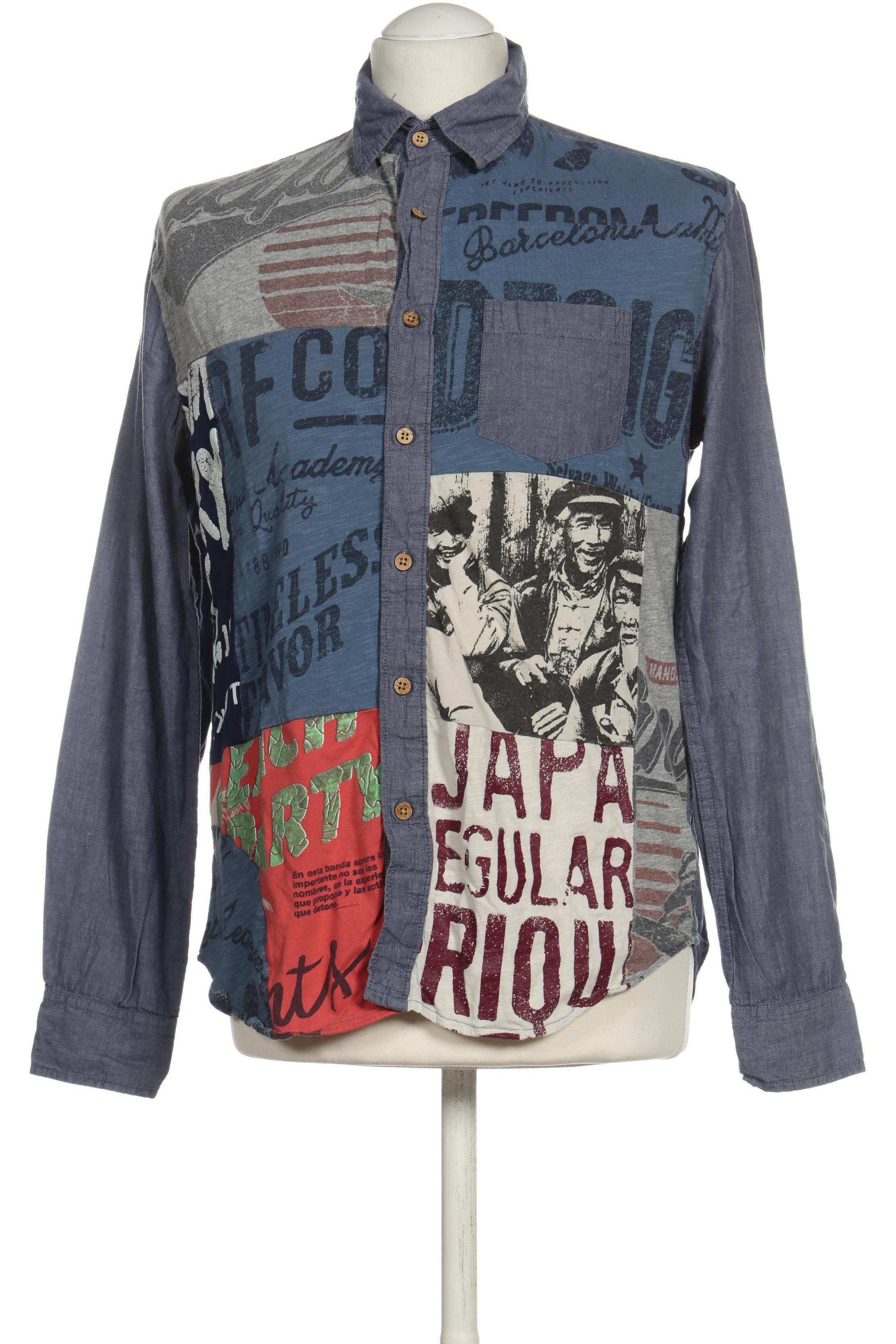 

Desigual Herren Hemd, blau, Gr.