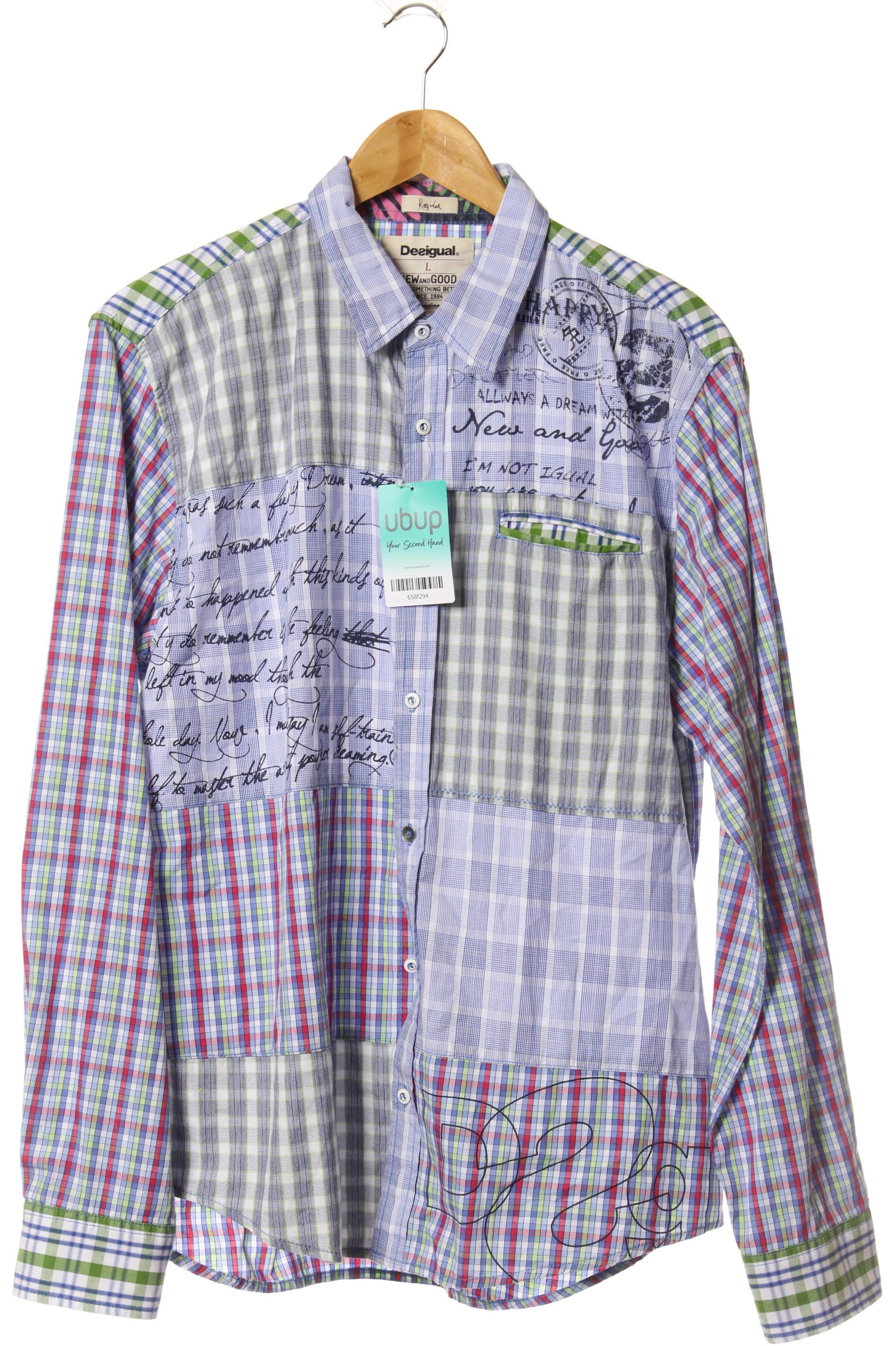 

Desigual Herren Hemd, blau, Gr.