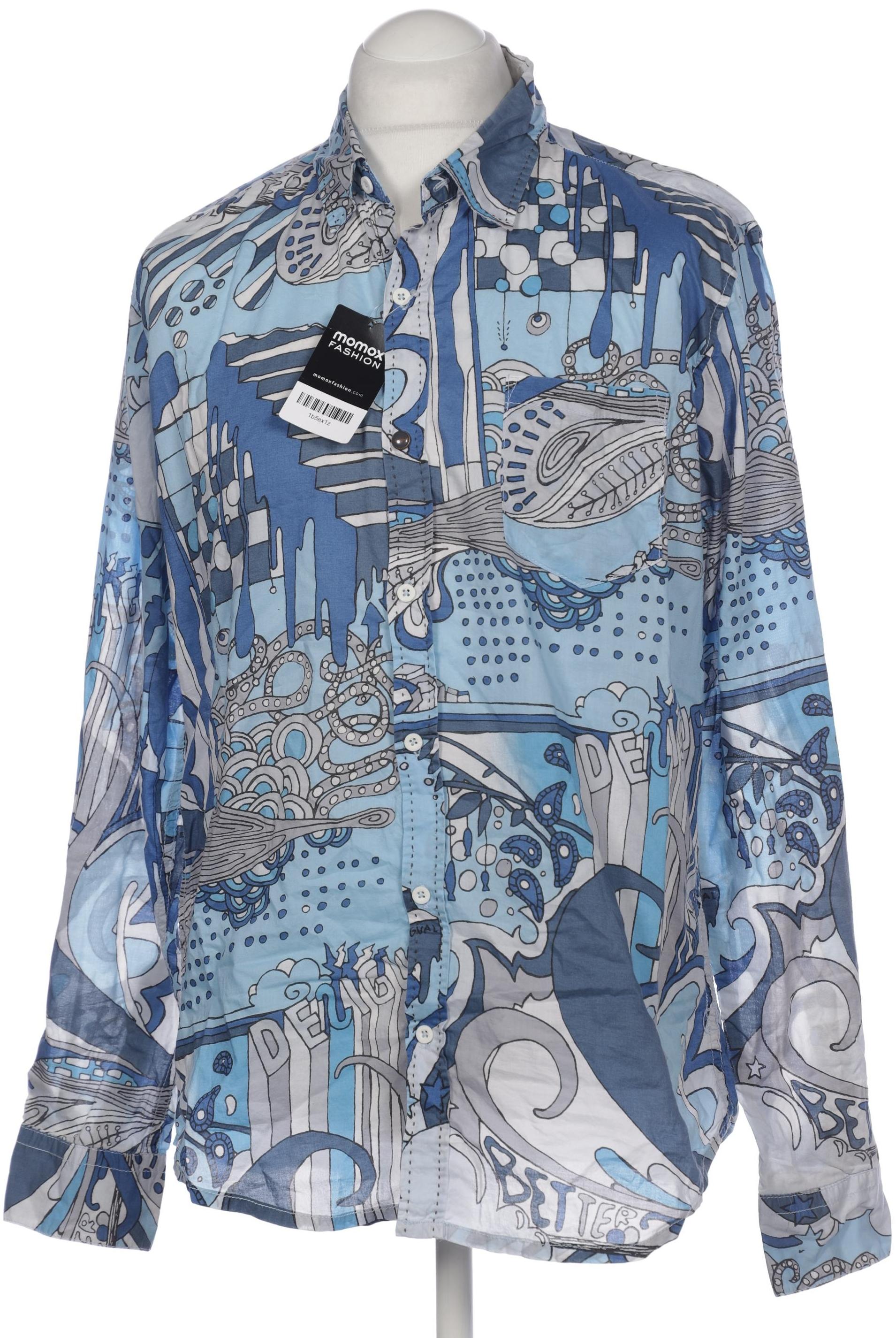 

Desigual Herren Hemd, blau, Gr. 54