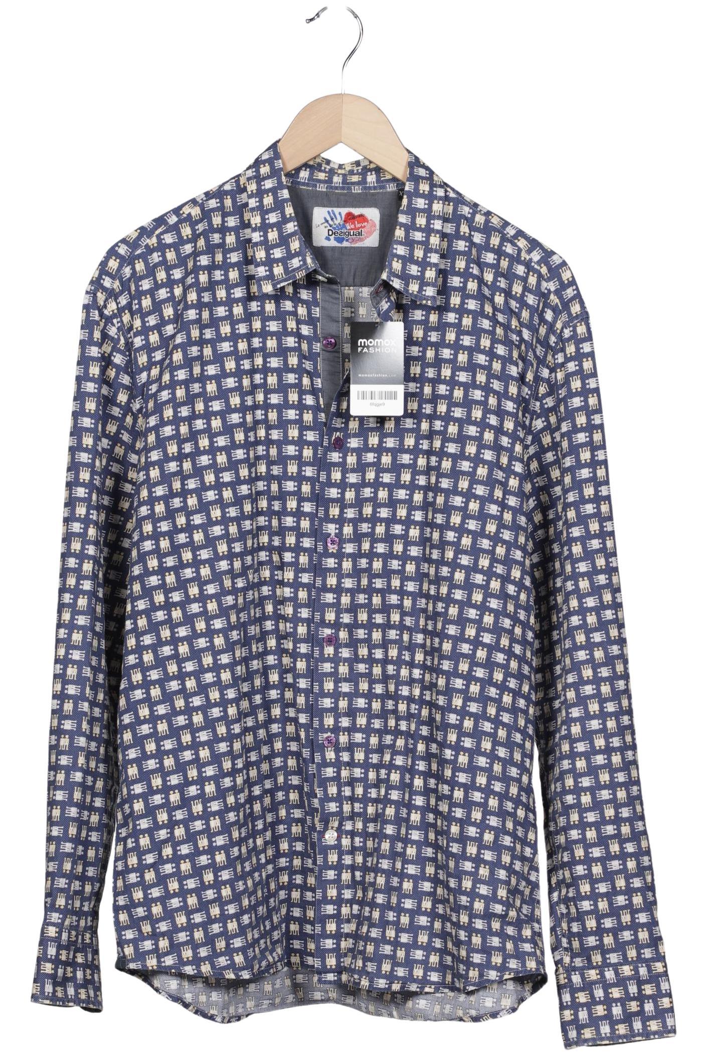 

Desigual Herren Hemd, blau, Gr. 56