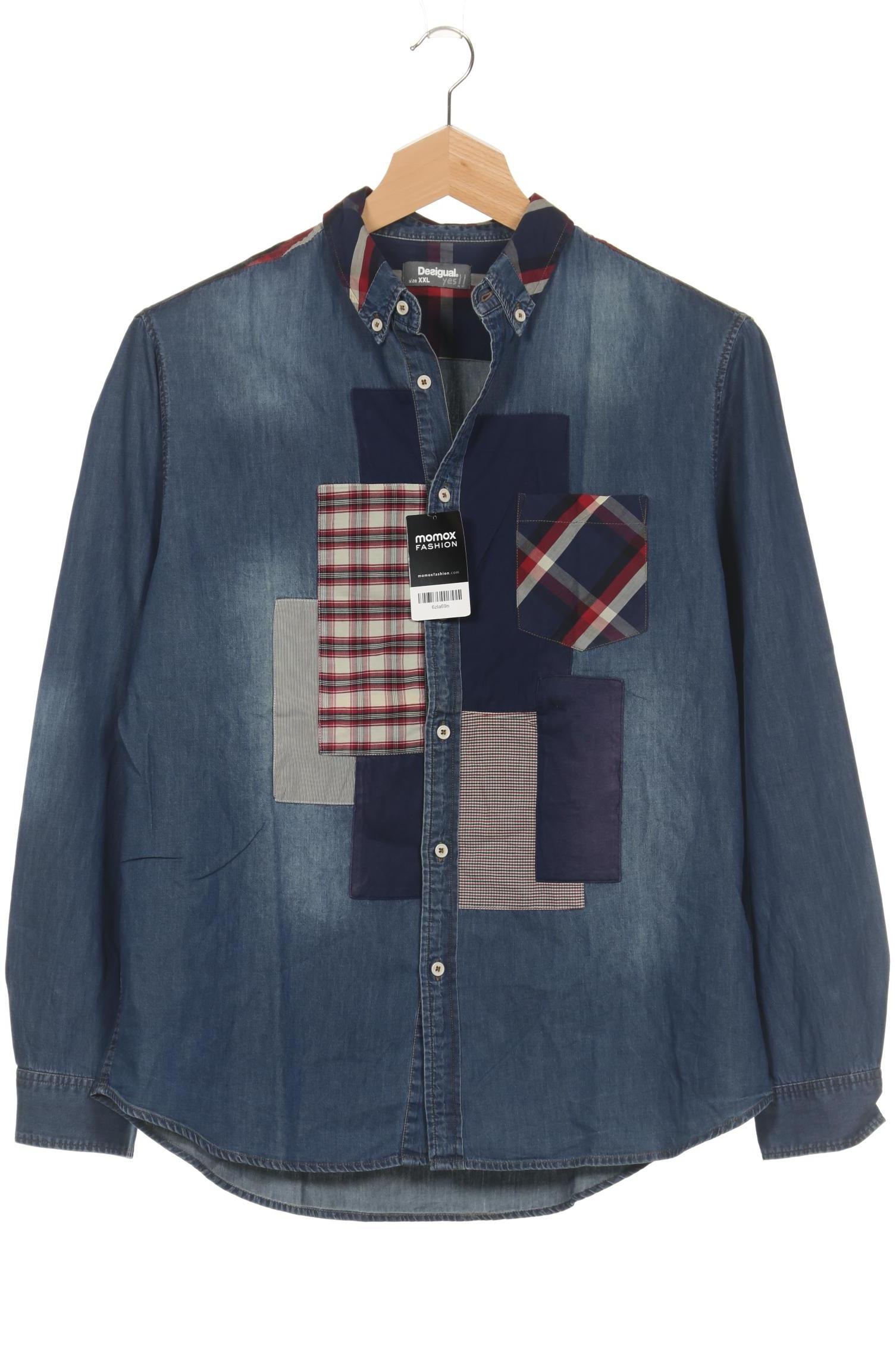 

Desigual Herren Hemd, marineblau, Gr. 56