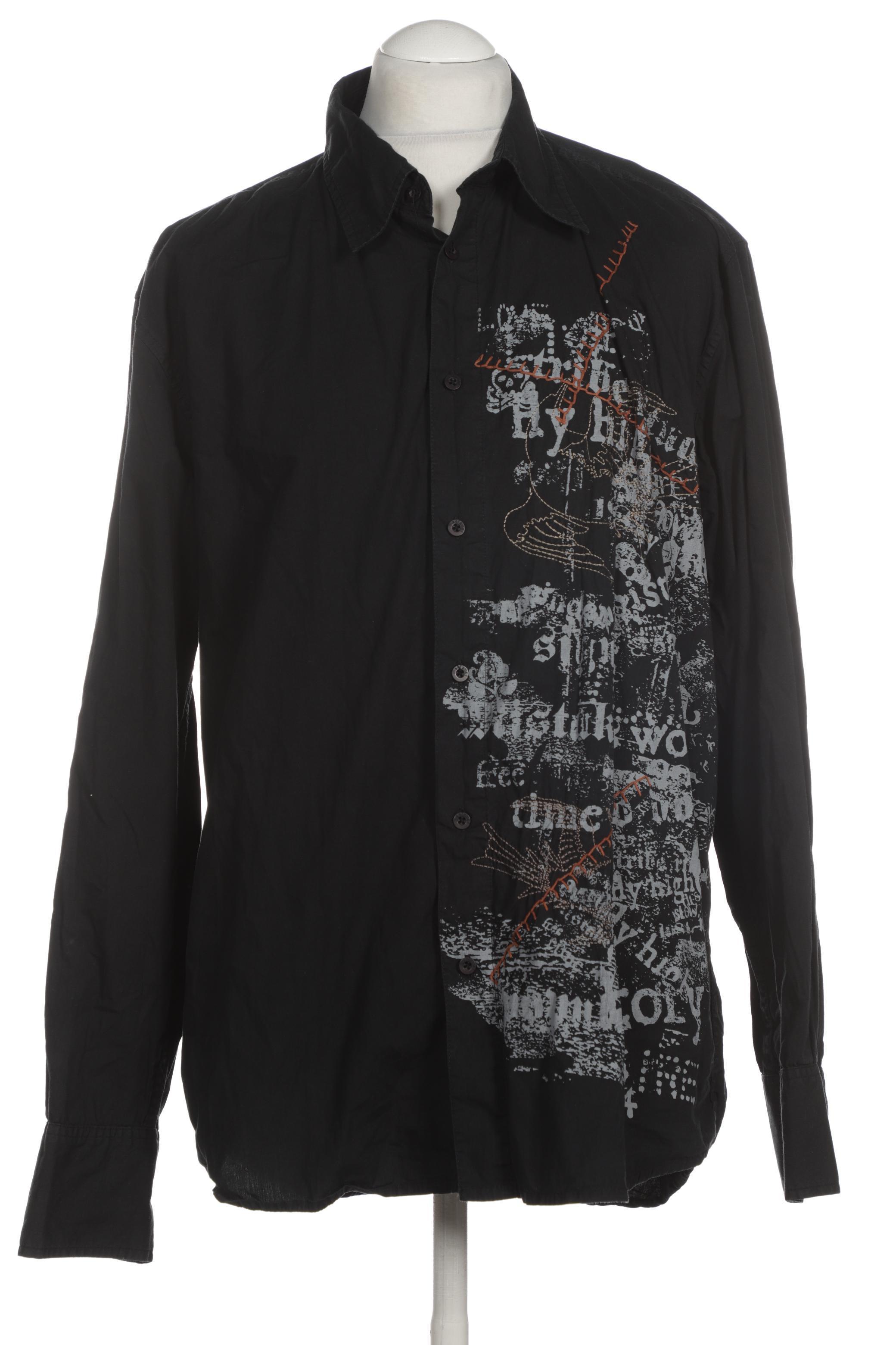 

Desigual Herren Hemd, schwarz, Gr.