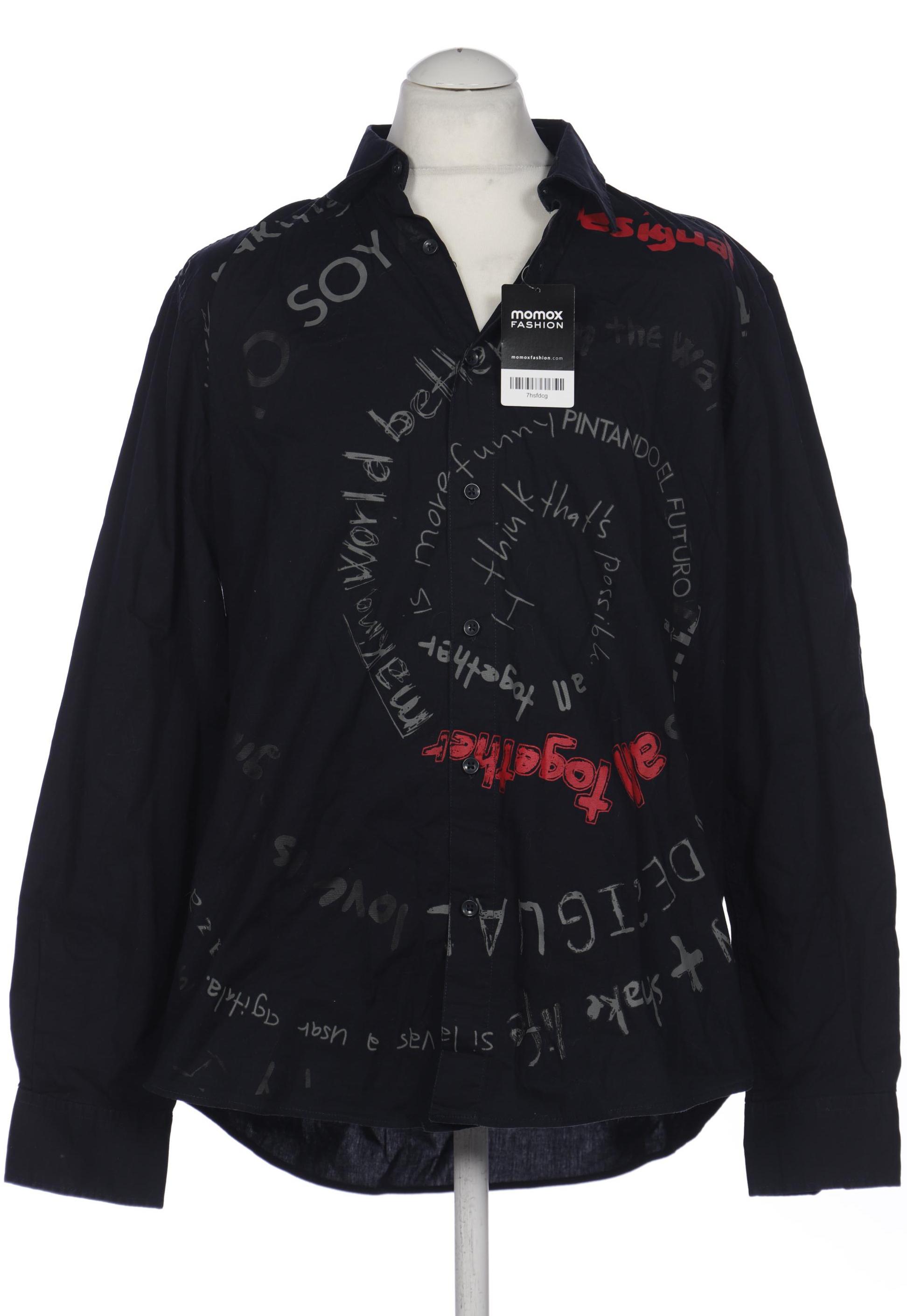 

Desigual Herren Hemd, marineblau