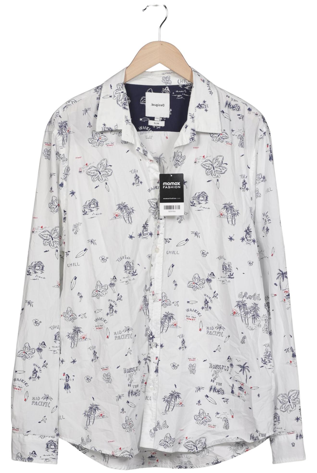 Thumbnail - Desigual Herren Hemd, cremeweiß, Gr. 56