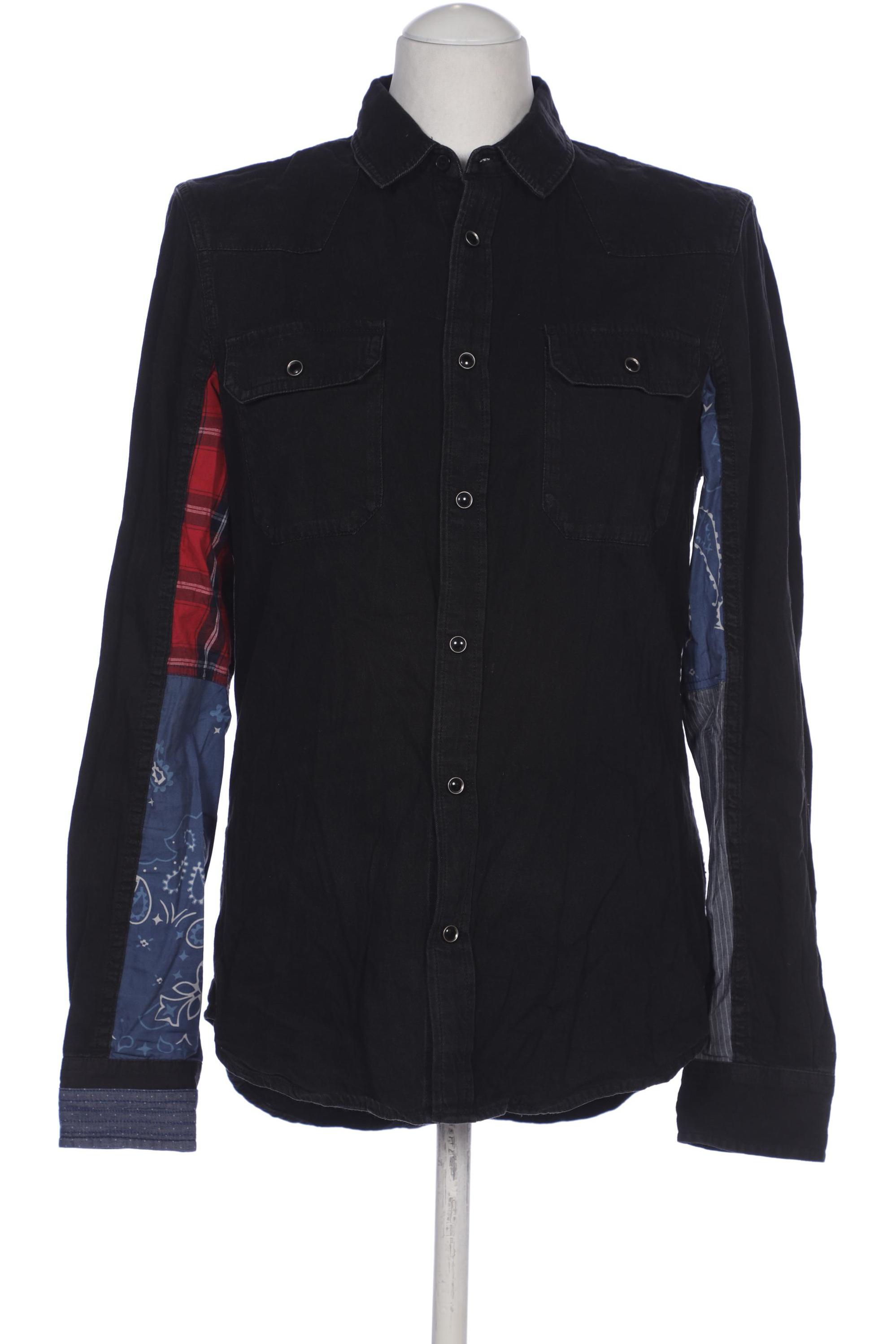 

Desigual Herren Hemd, schwarz, Gr. 46
