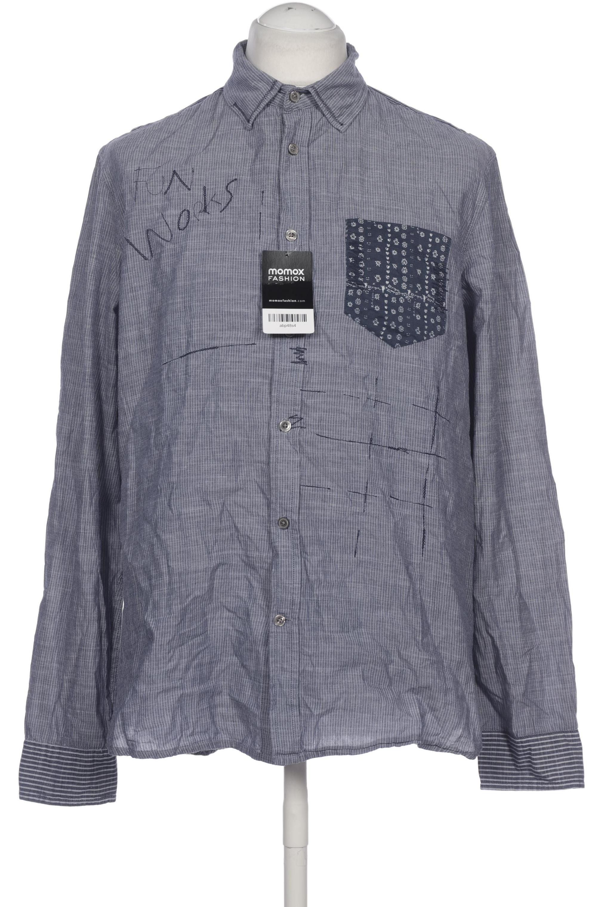 

Desigual Herren Hemd, blau, Gr. 54
