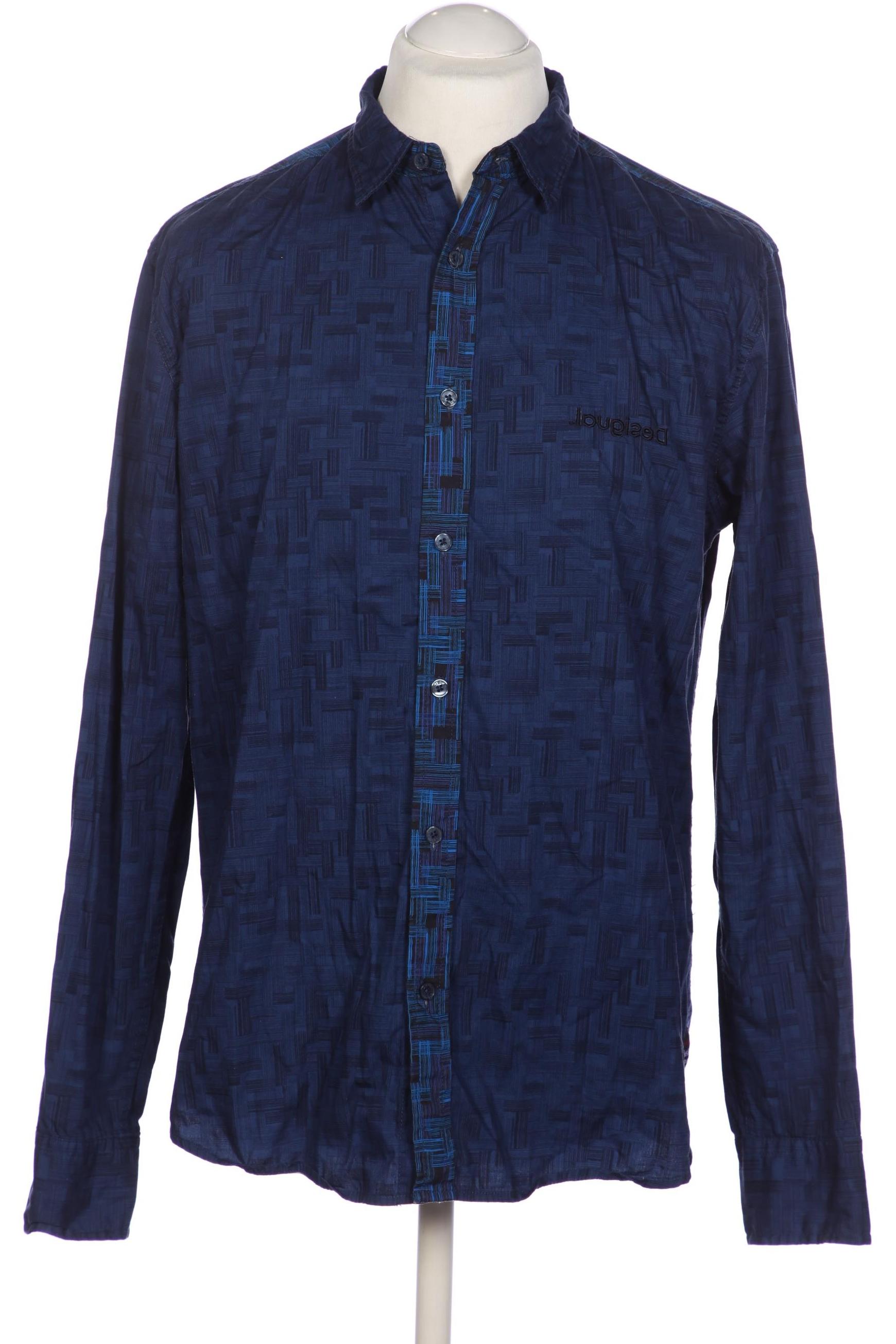 

Desigual Herren Hemd, marineblau, Gr. 52
