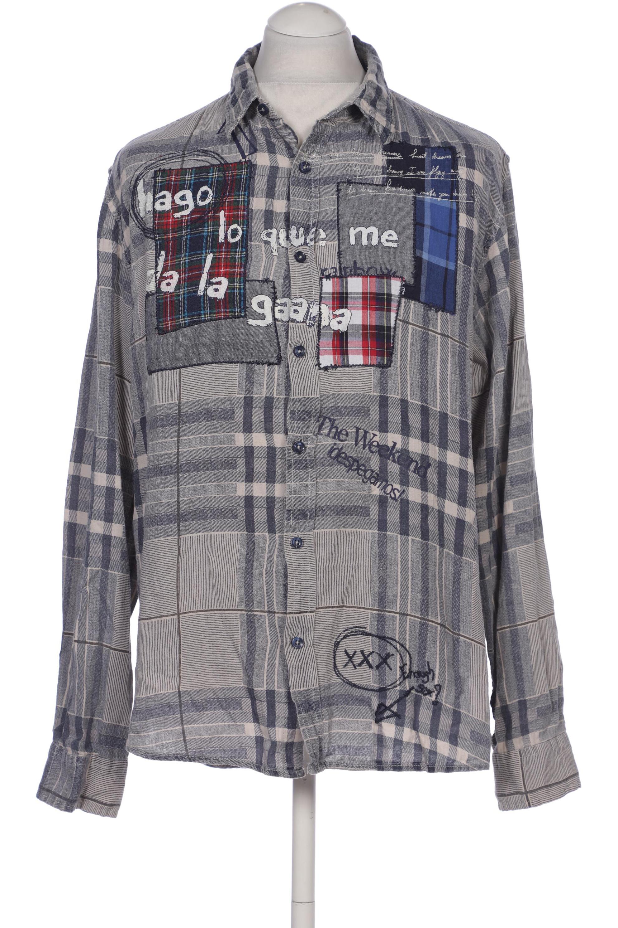 

Desigual Herren Hemd, blau, Gr. 54