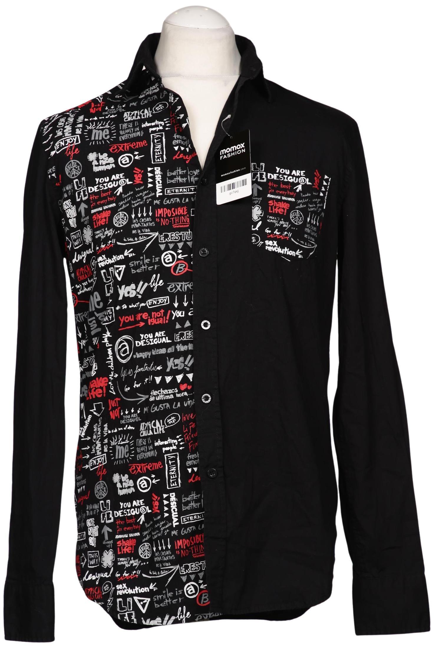 

Desigual Herren Hemd, schwarz, Gr. 48