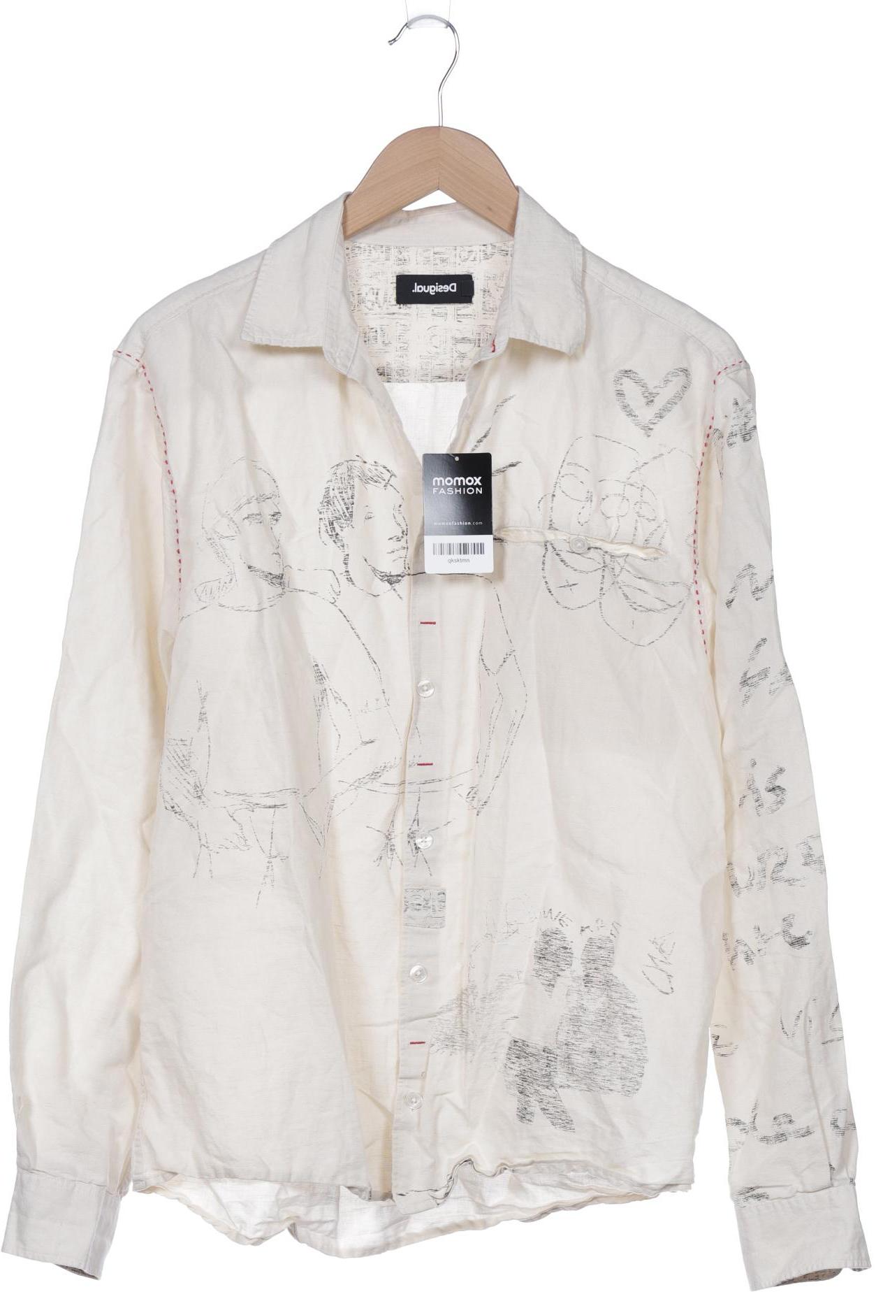 

Desigual Herren Hemd, cremeweiß, Gr. 46