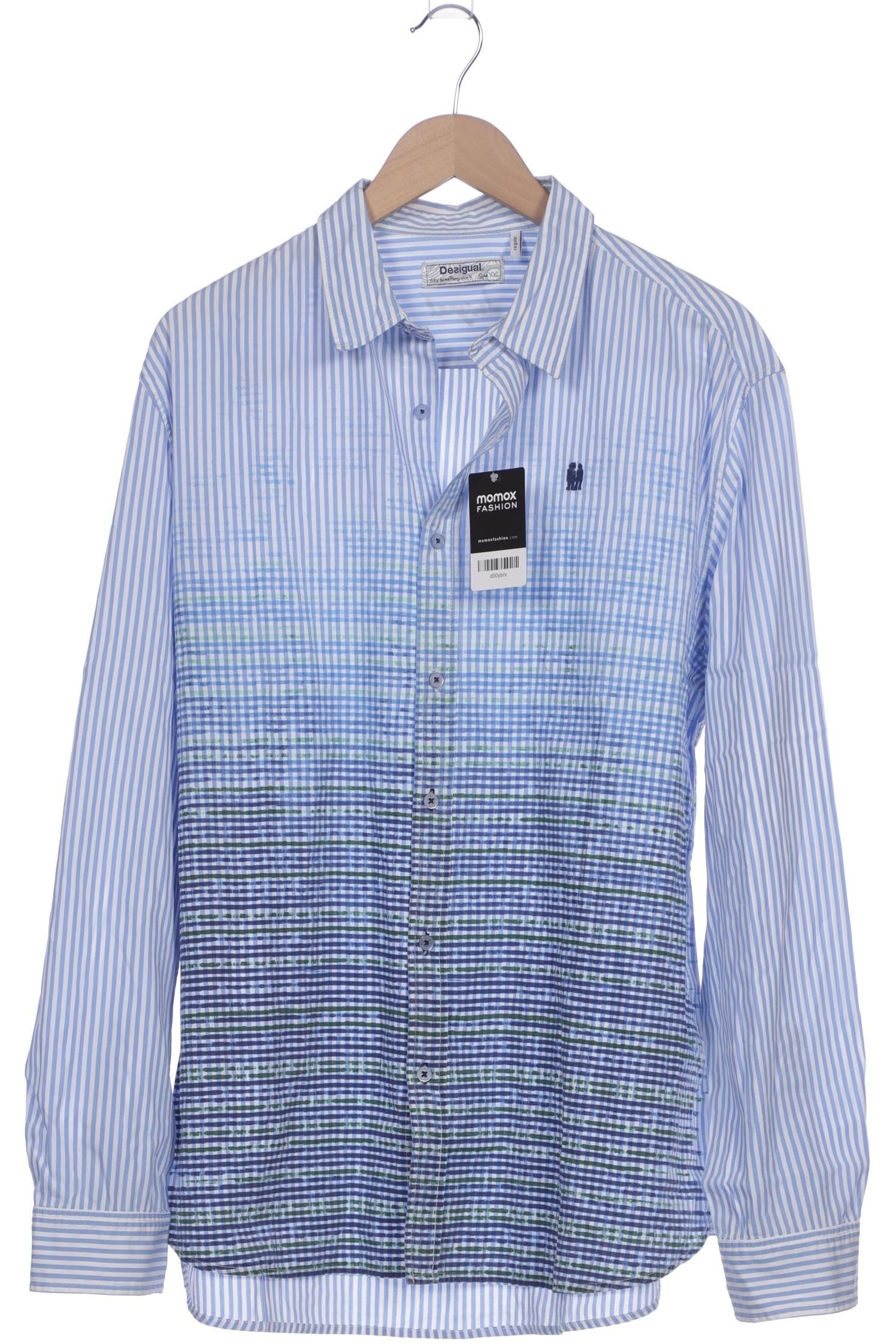 

Desigual Herren Hemd, blau, Gr. 56
