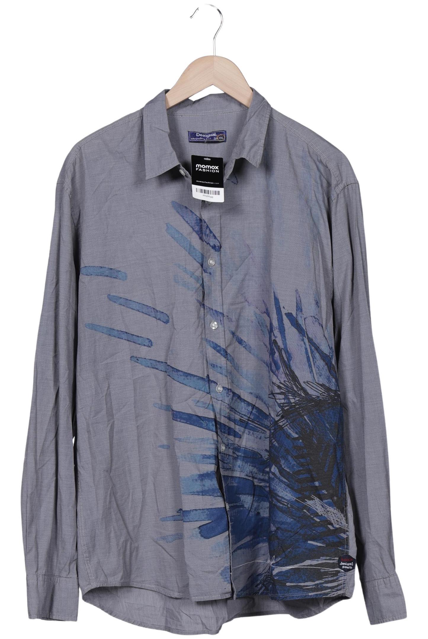 

Desigual Herren Hemd, grau, Gr. 56