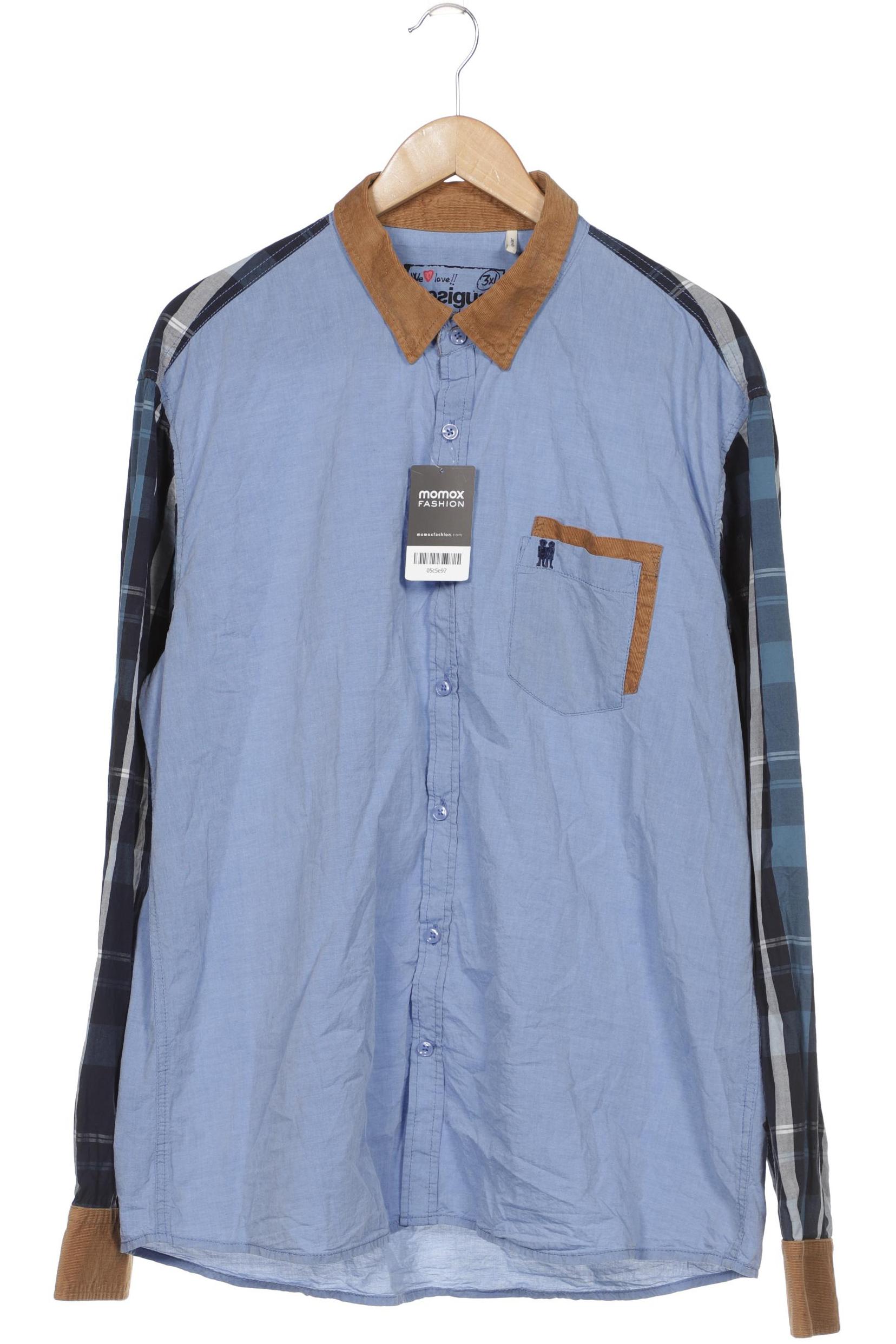

Desigual Herren Hemd, blau, Gr. 58