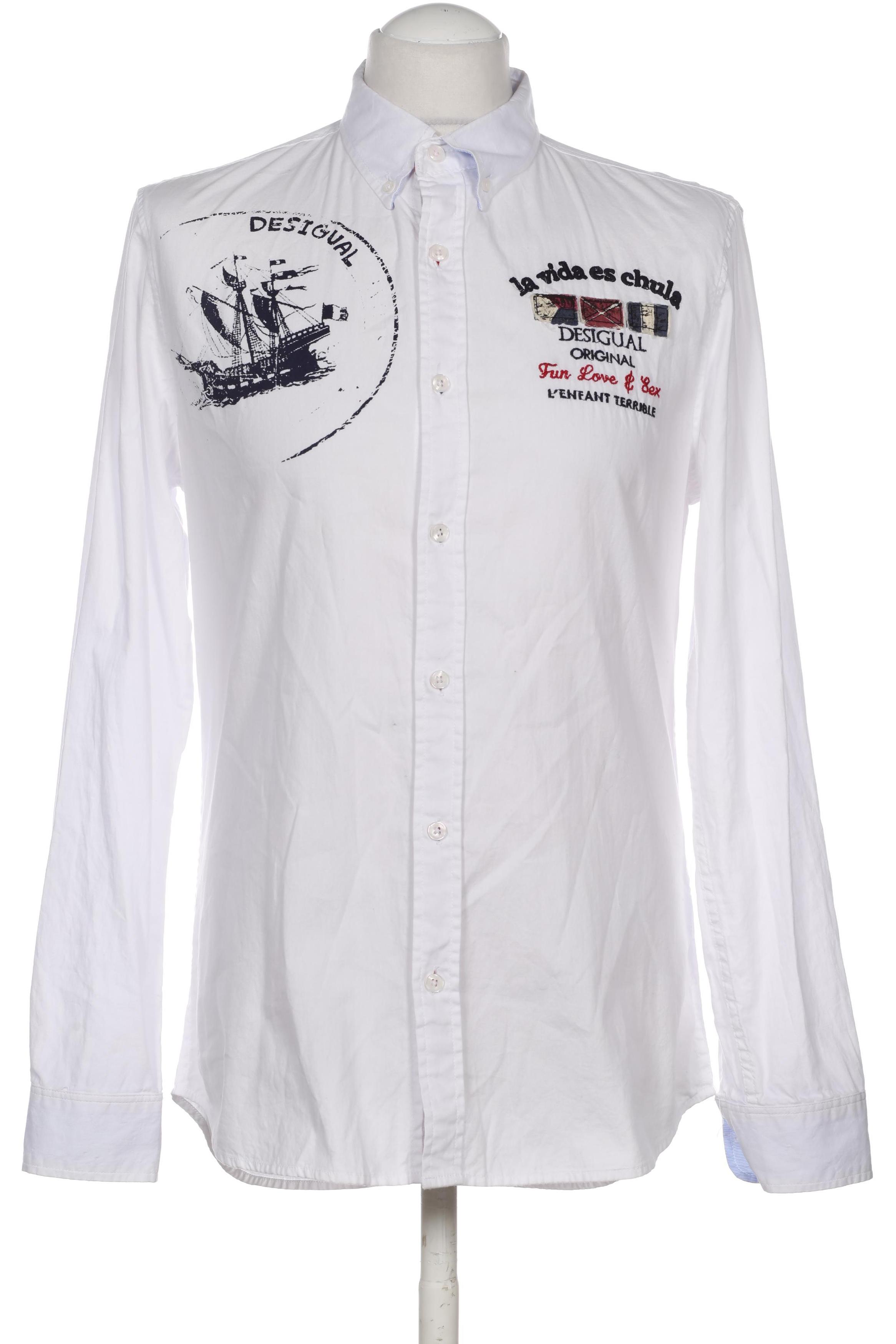 

Desigual Herren Hemd, weiß, Gr.
