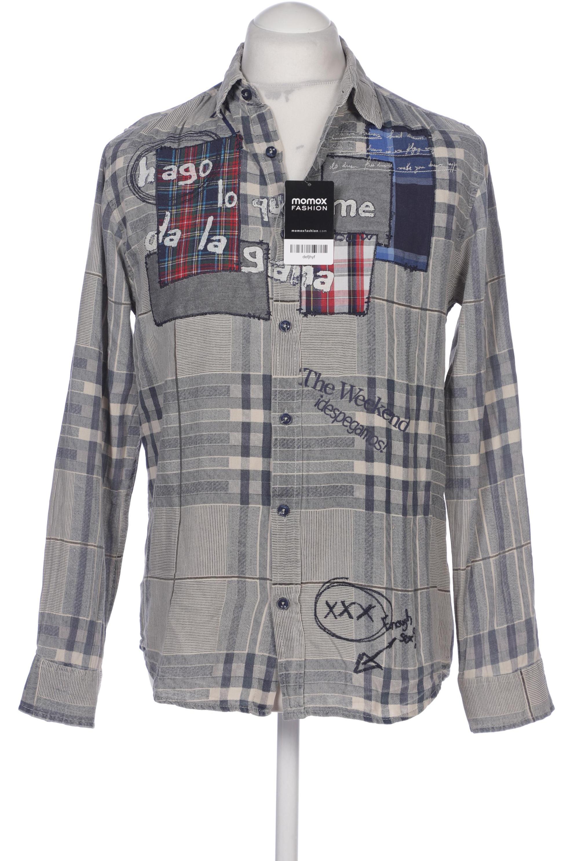 

Desigual Herren Hemd, blau, Gr. 48