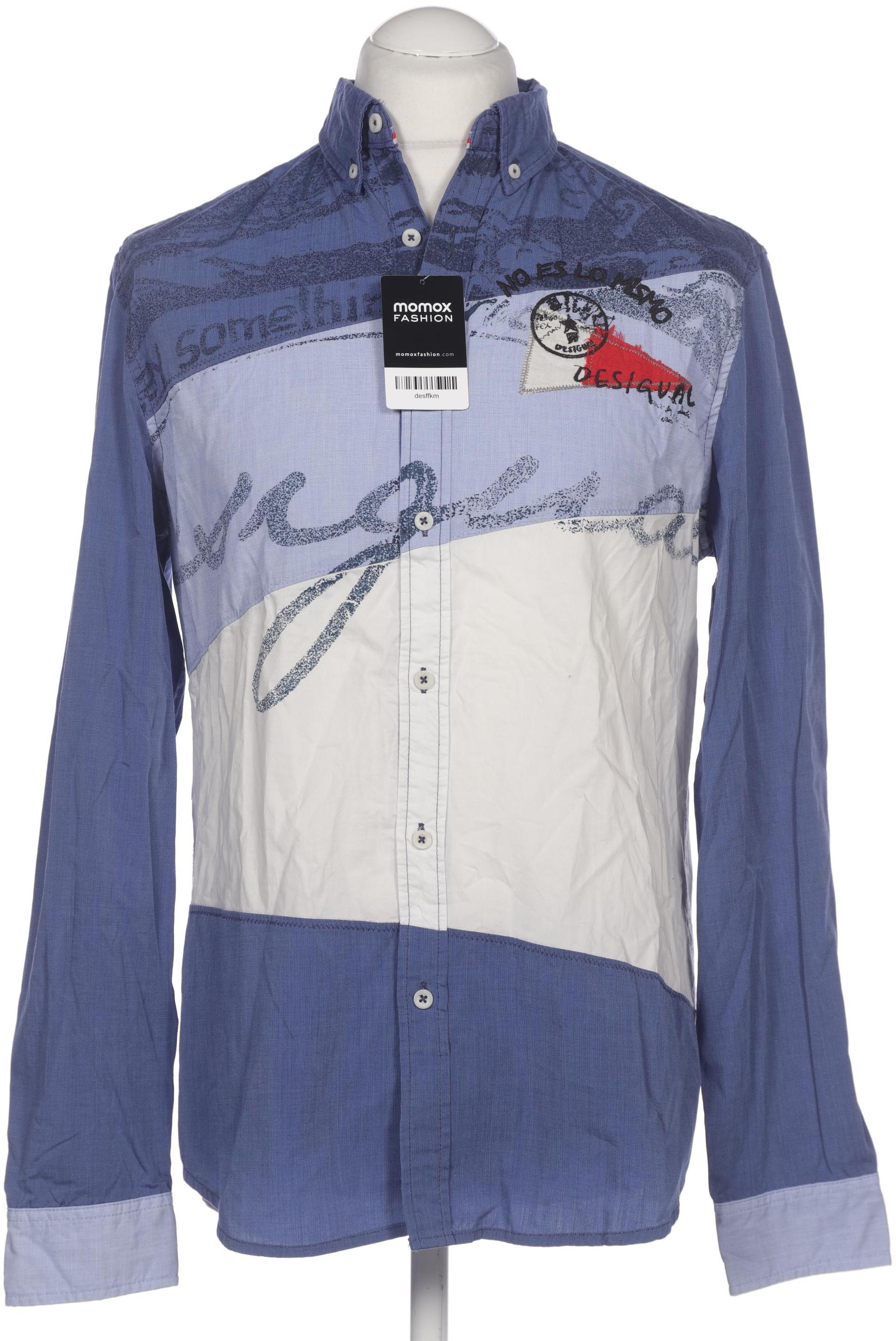 

Desigual Herren Hemd, blau, Gr. 48