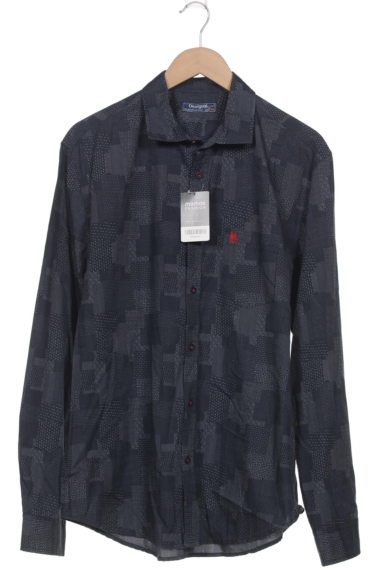 

Desigual Herren Hemd, marineblau, Gr. 56