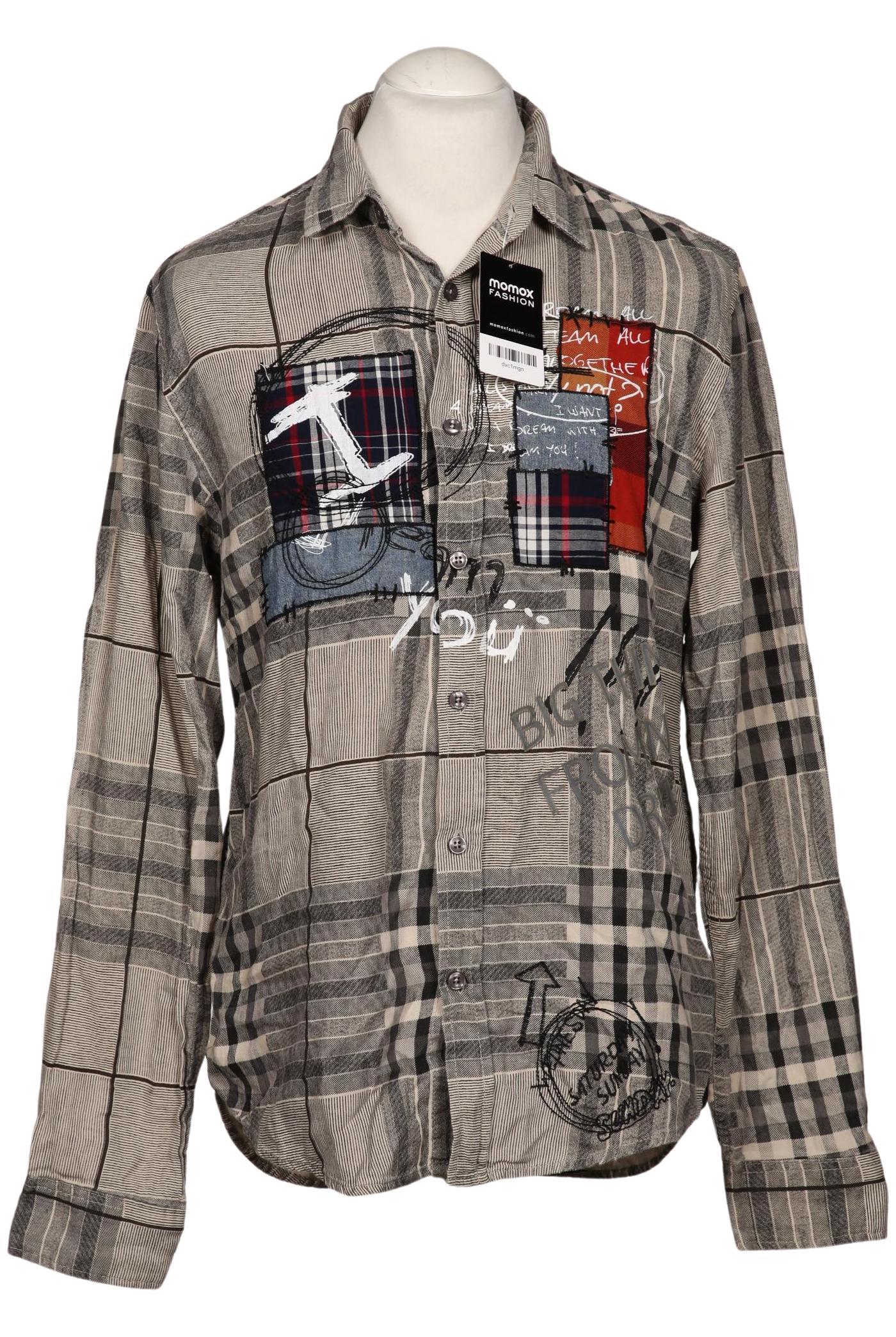 

Desigual Herren Hemd, beige, Gr. 52