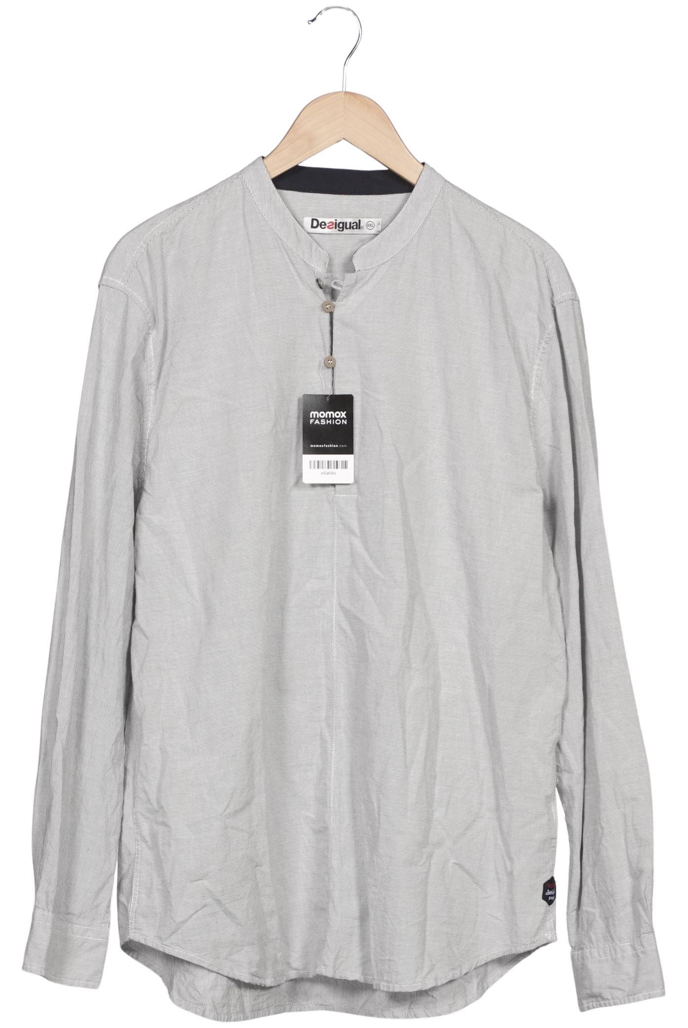 

Desigual Herren Hemd, grau, Gr. 56